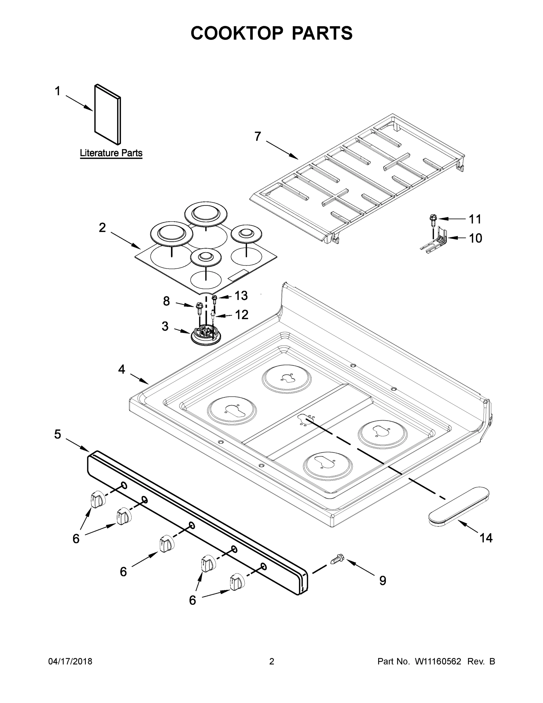 02 - COOKTOP PARTS
