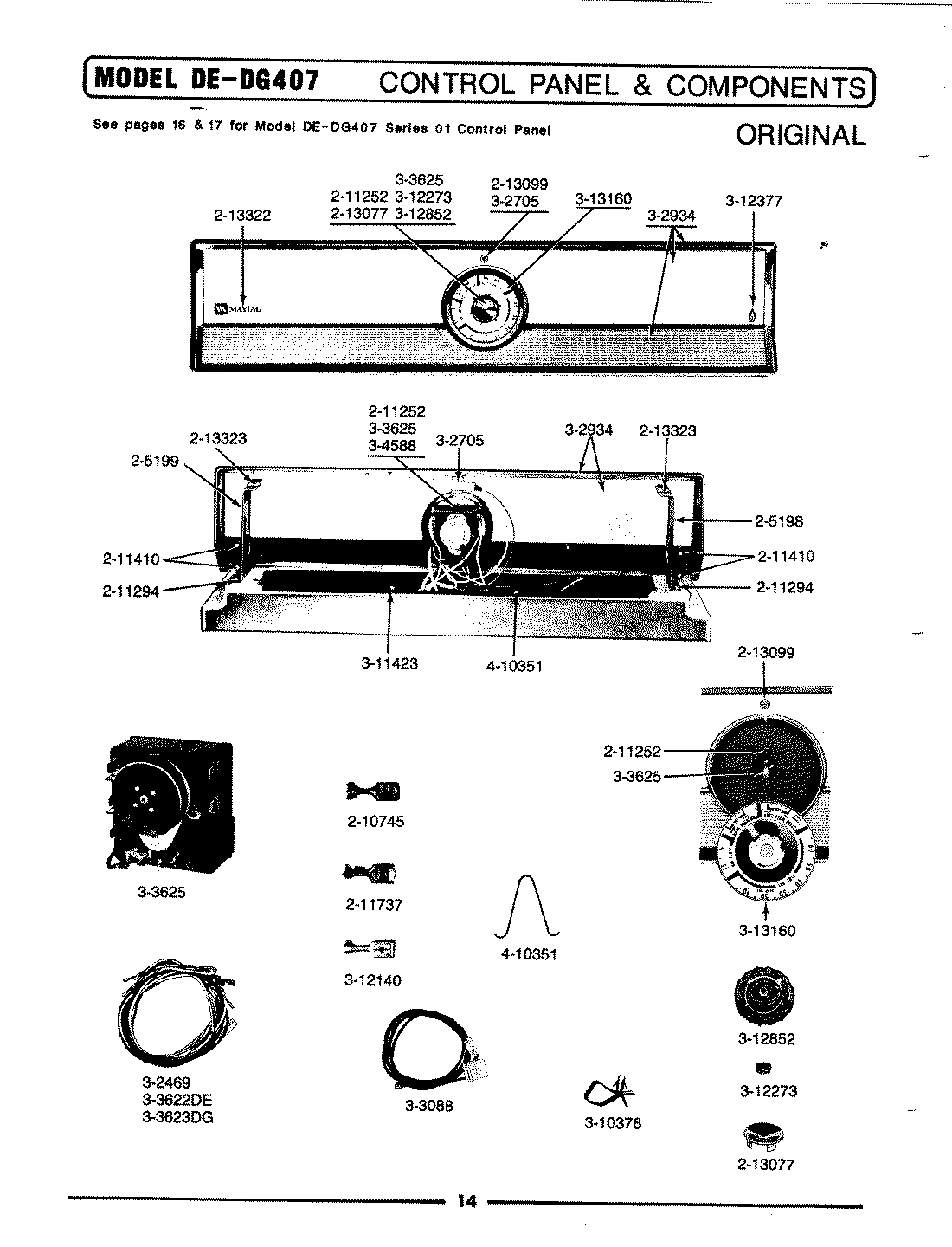 02 - CONTROL PANEL & COMPONENTS (ORIGINAL)
