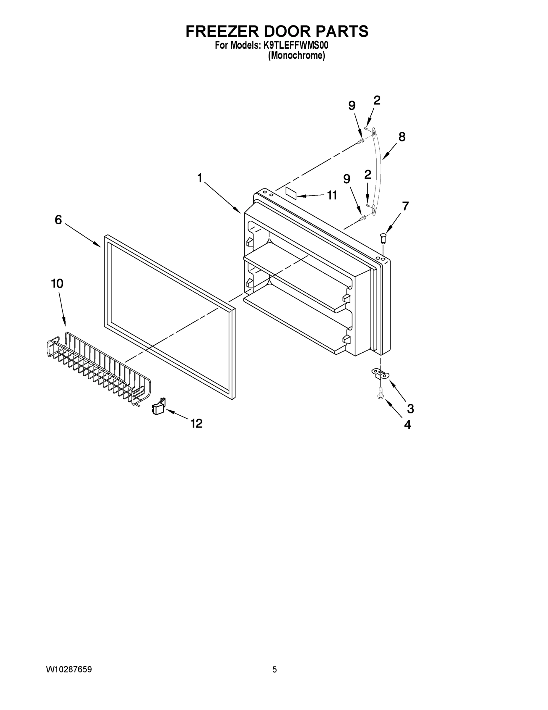 03 - FREEZER DOOR PARTS