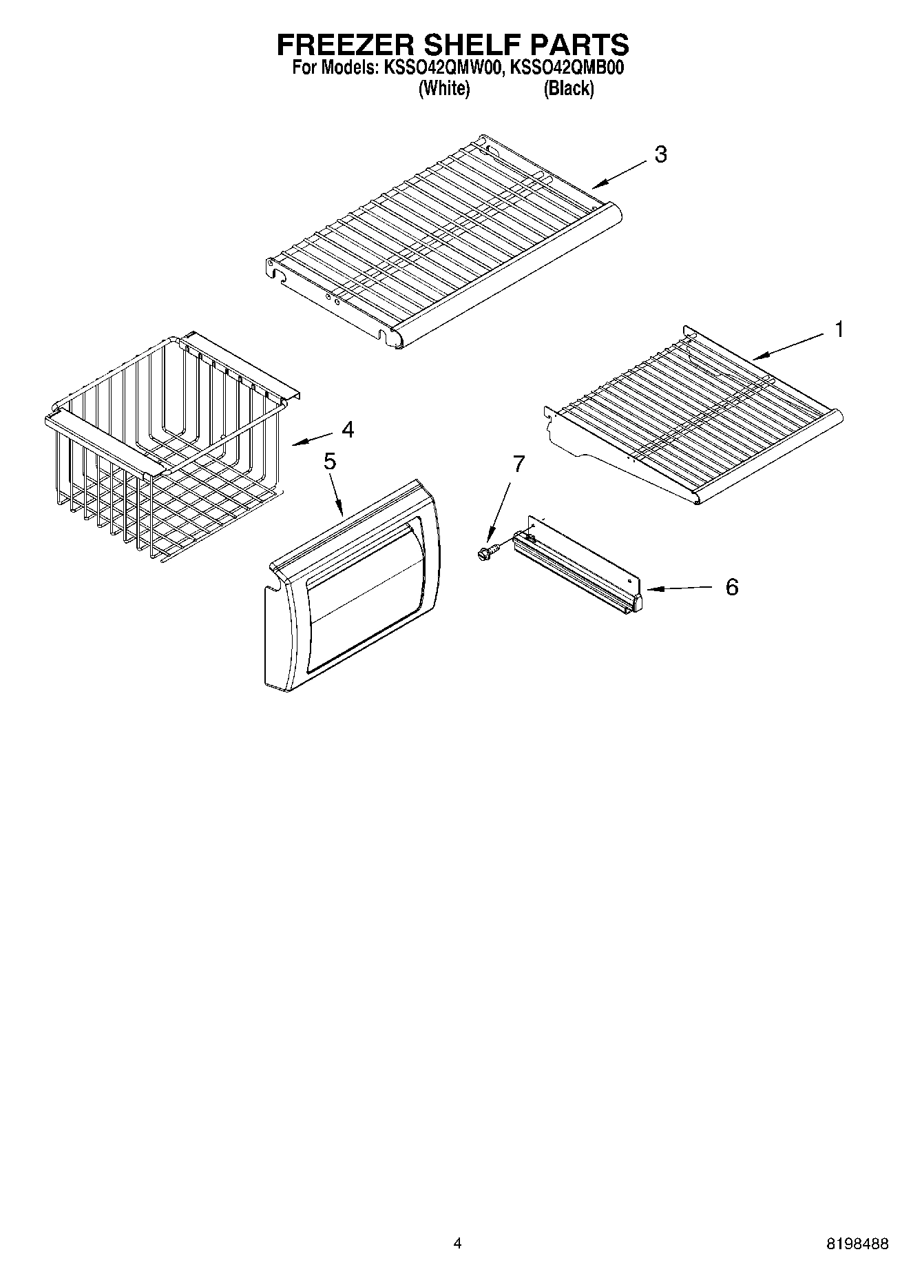 03 - FREEZER SHELF PARTS