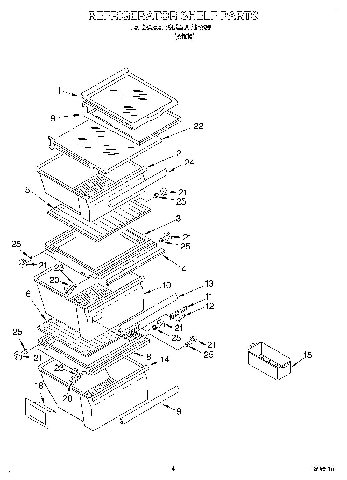 03 - REFRIGERATOR SHELF
