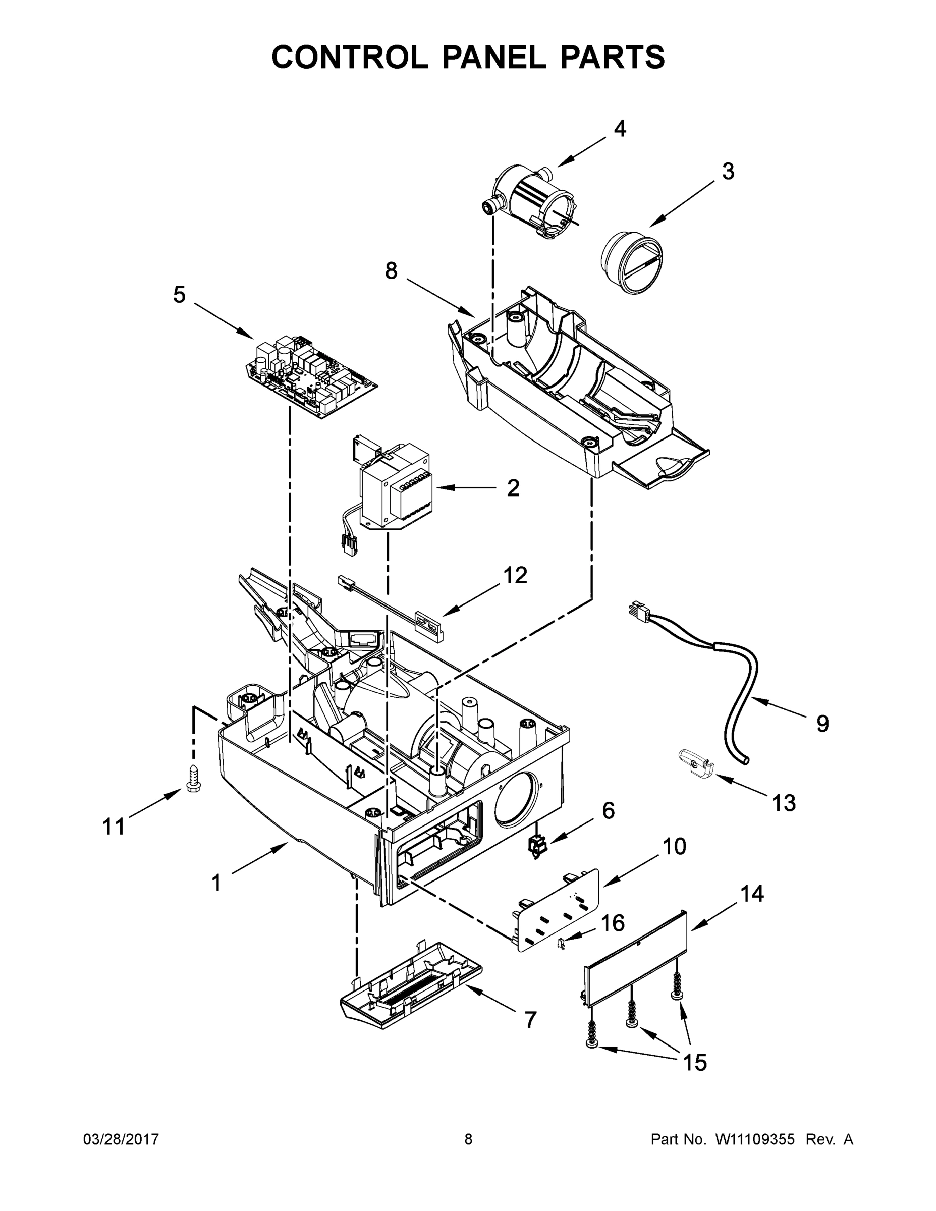 05 - CONTROL PANEL PARTS