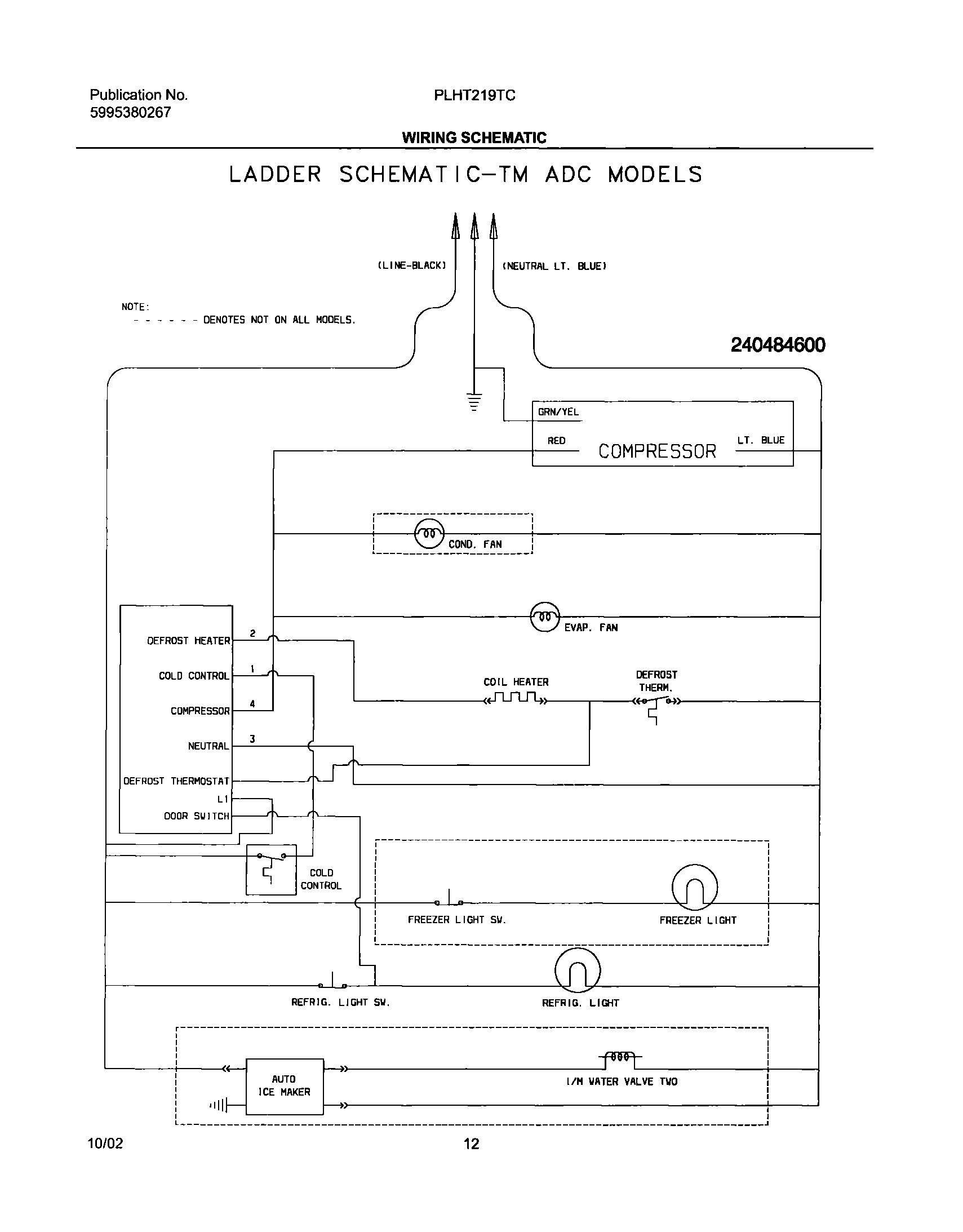 12 - WIRING SCHEMATIC