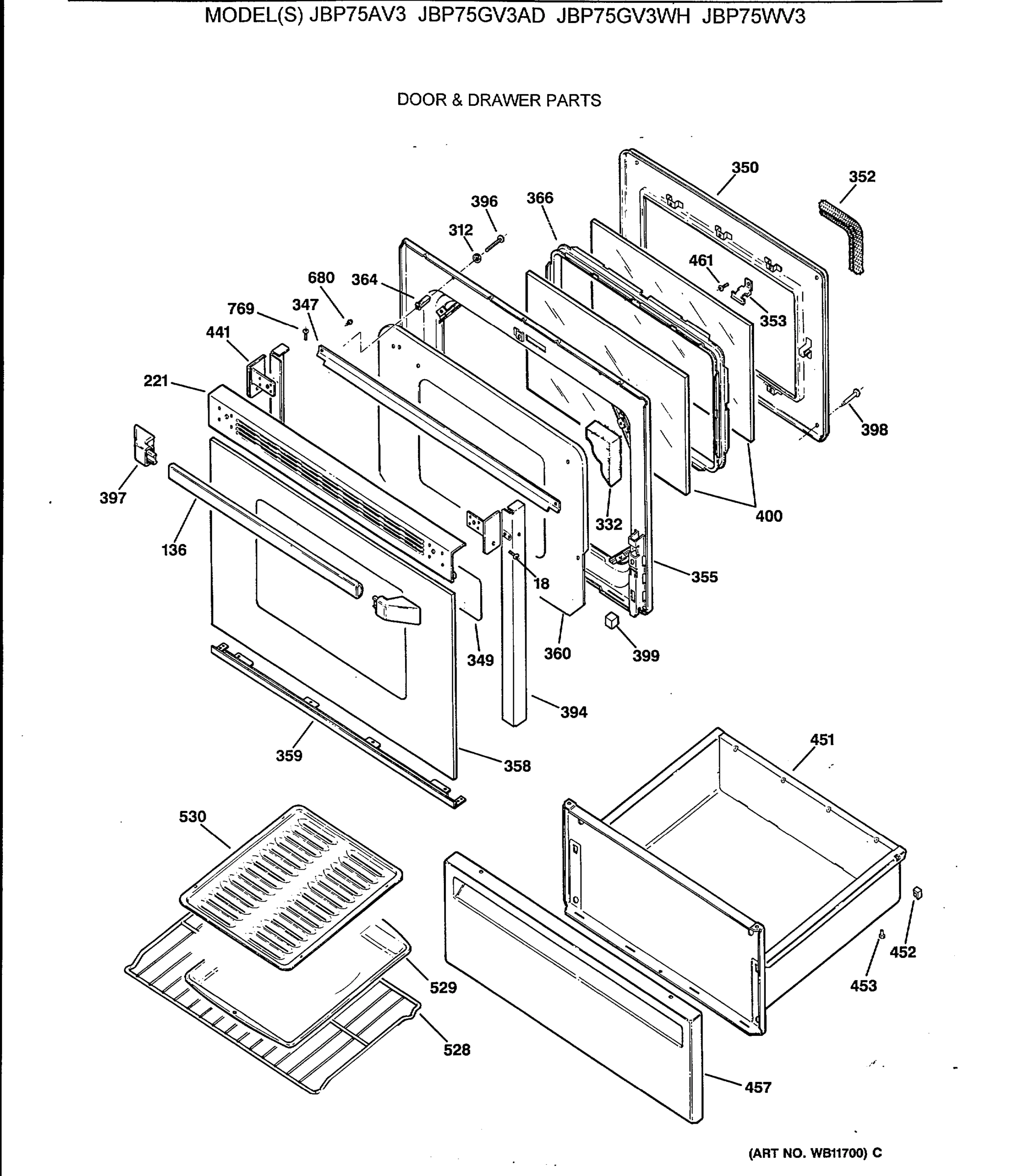 DOOR & DRAWER PARTS