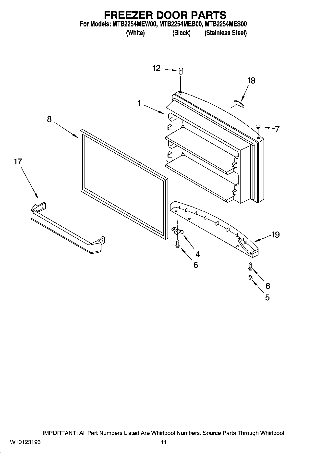 06 - FREEZER DOOR PARTS, OPTIONAL PARTS