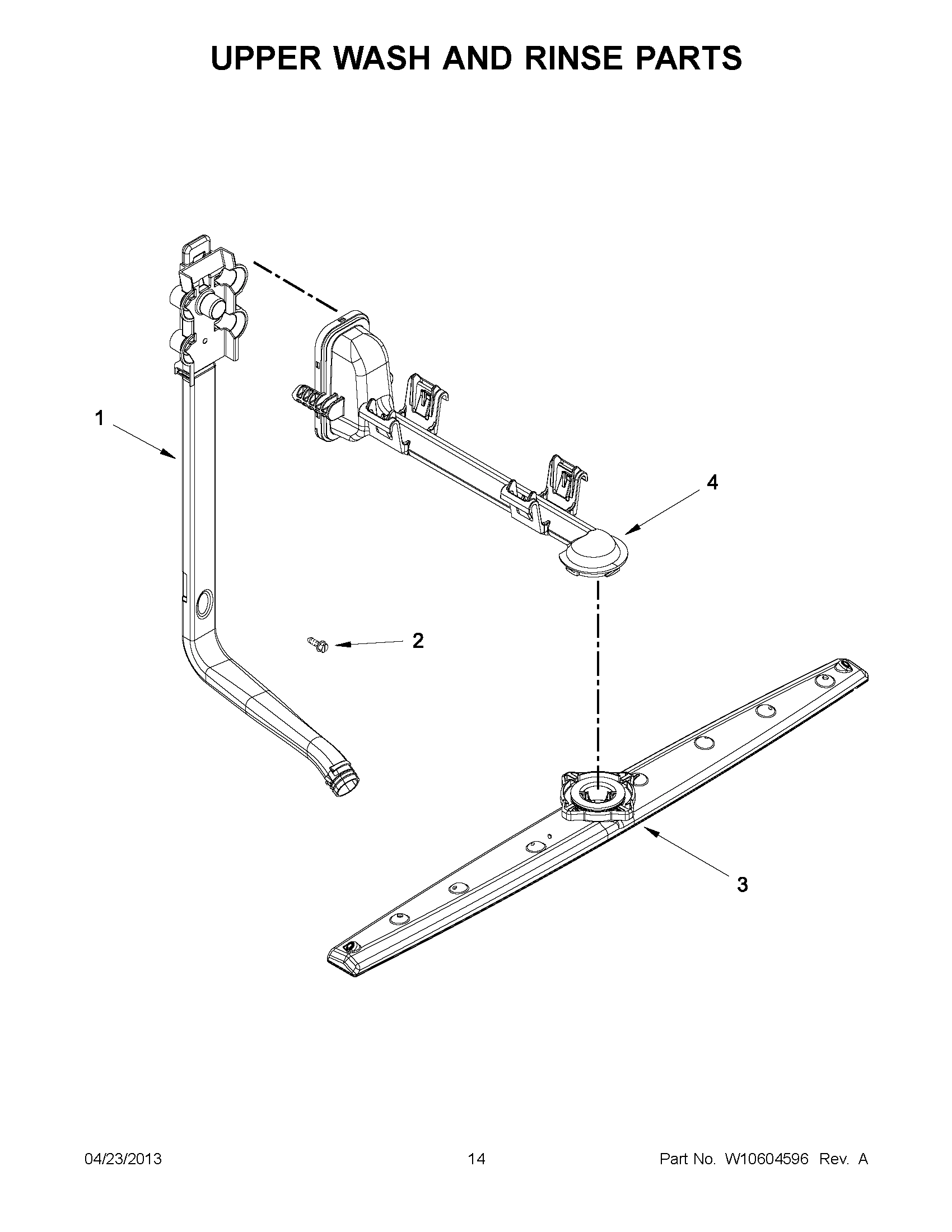07 - UPPER WASH AND RINSE PARTS