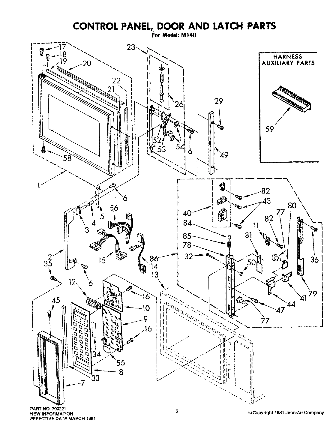 02 - CONTROL PANEL, DOOR & LATCH