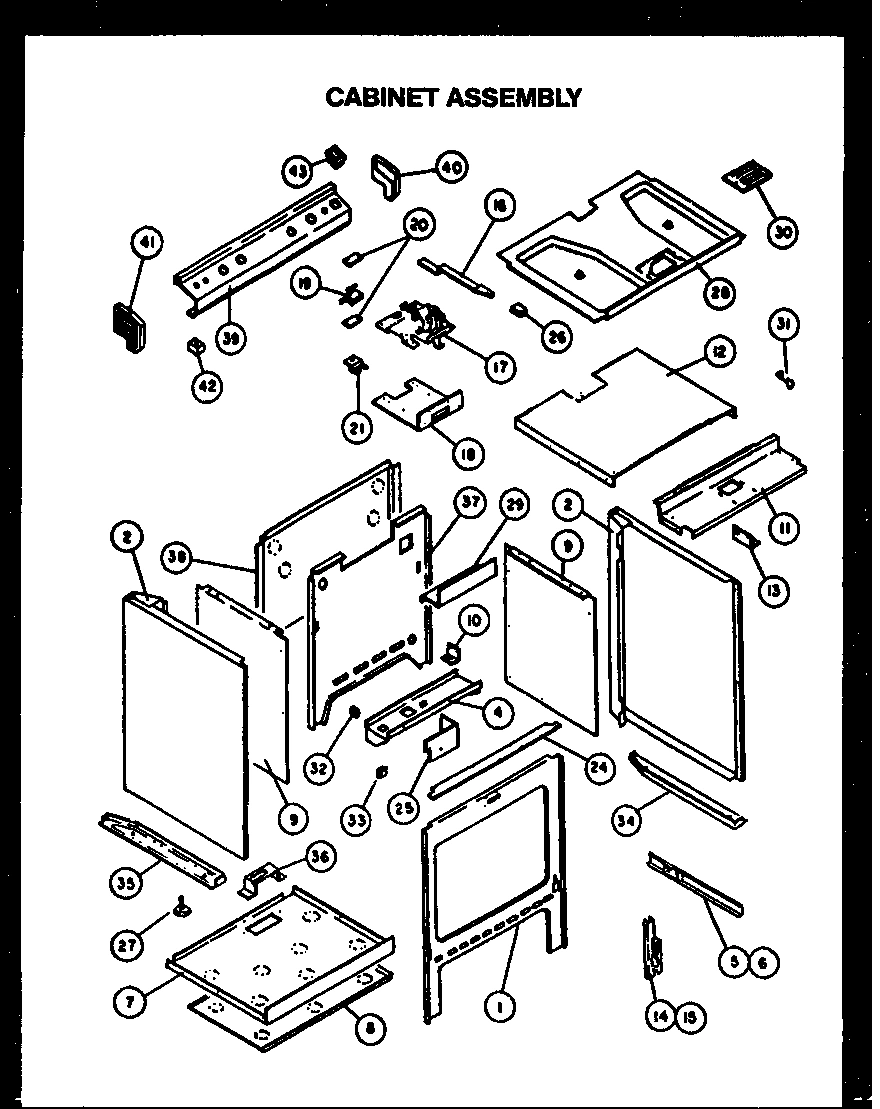 02 - CABINET ASSY