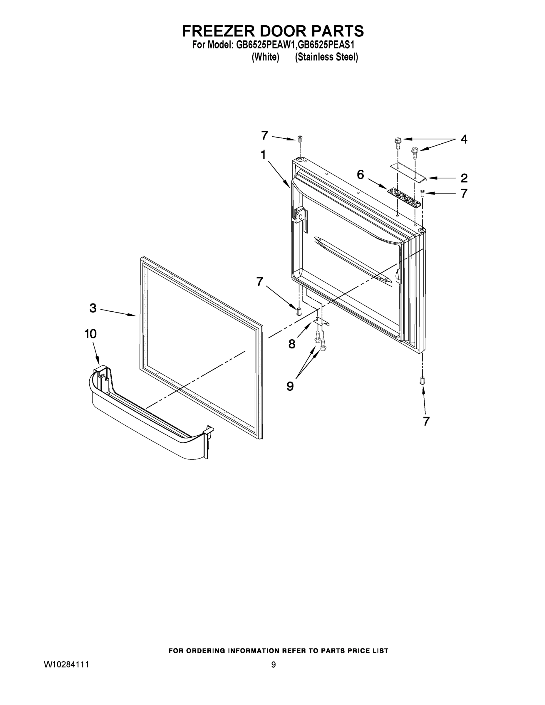 05 - FREEZER DOOR PARTS