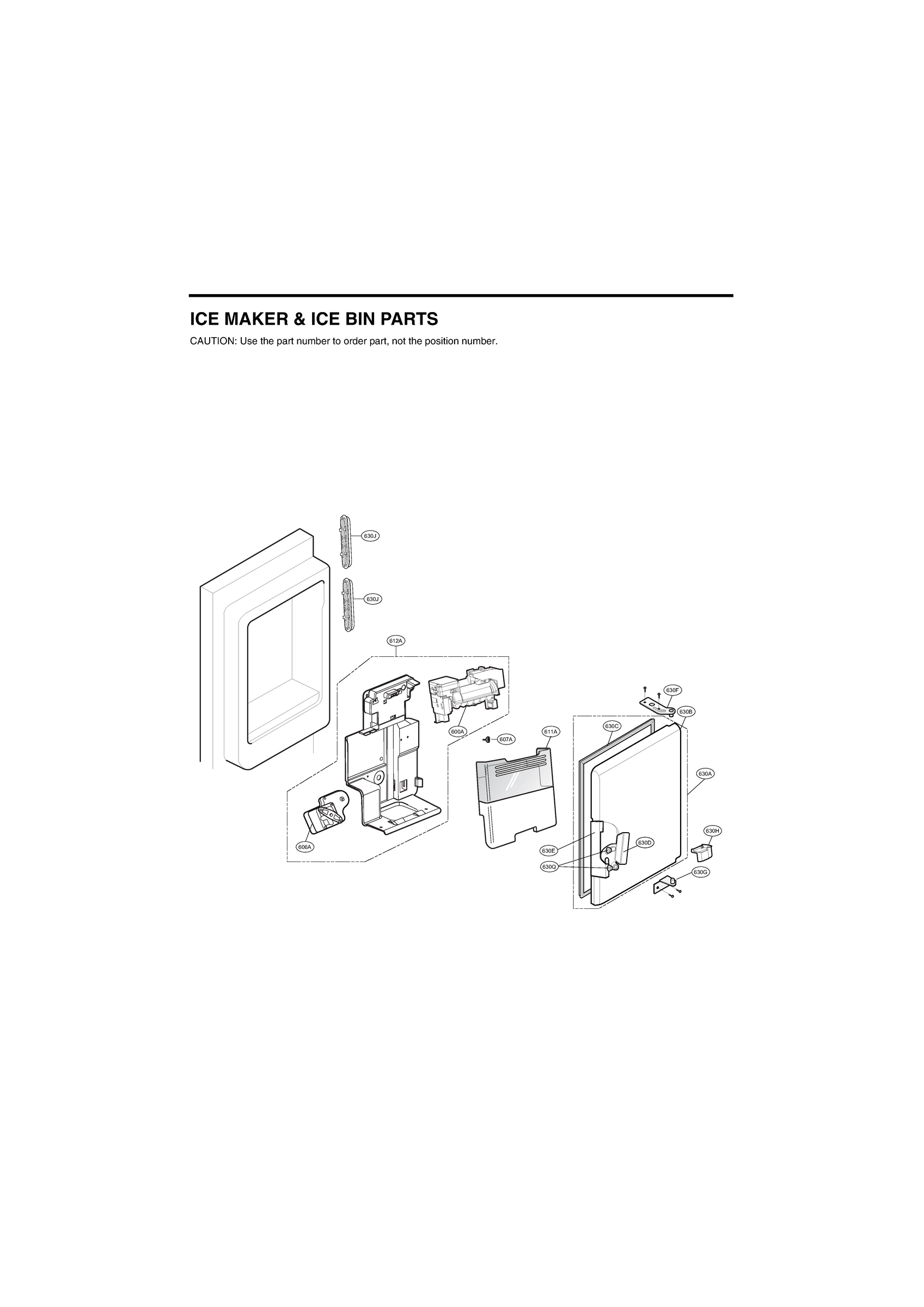 ICEMAKER & ICE BIN PARTS
