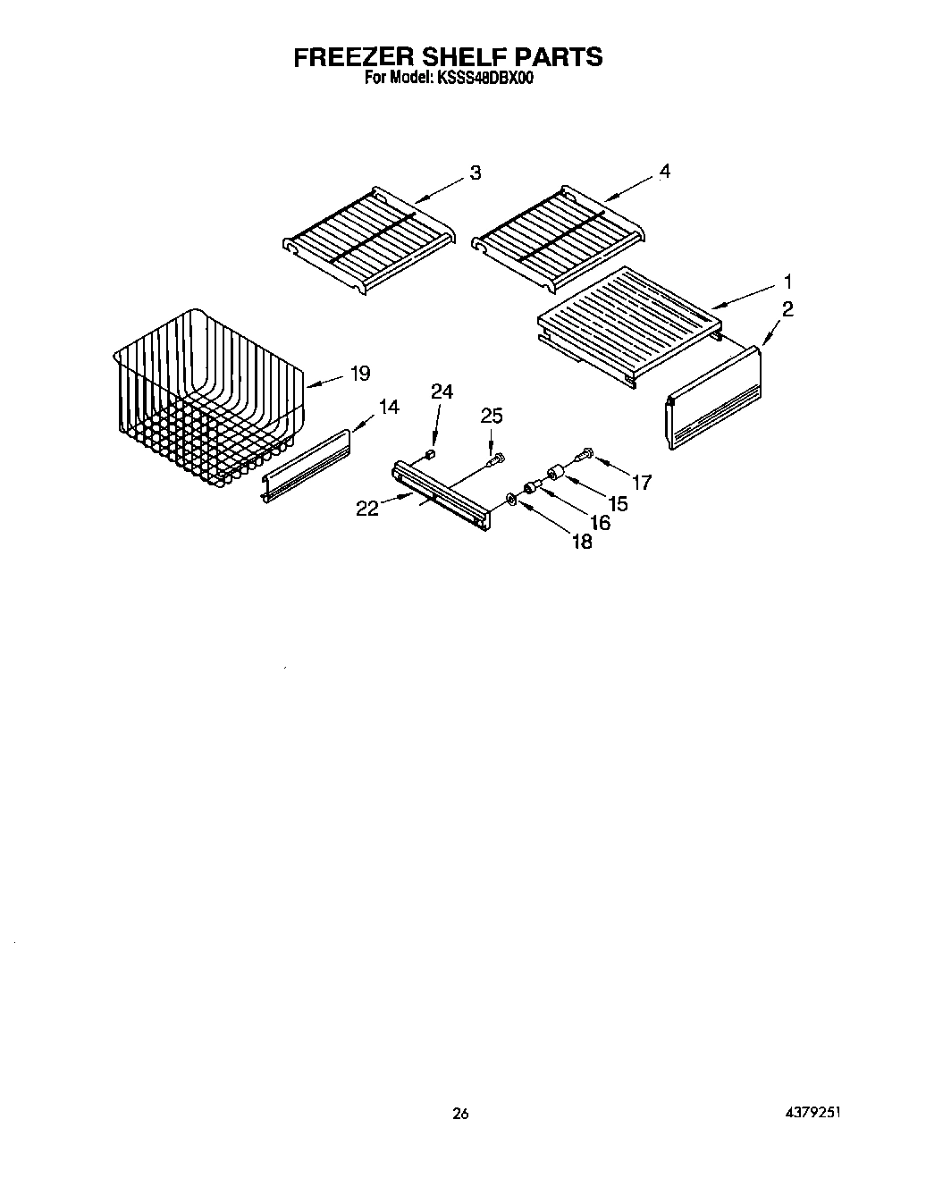 15 - FREEZER SHELF
