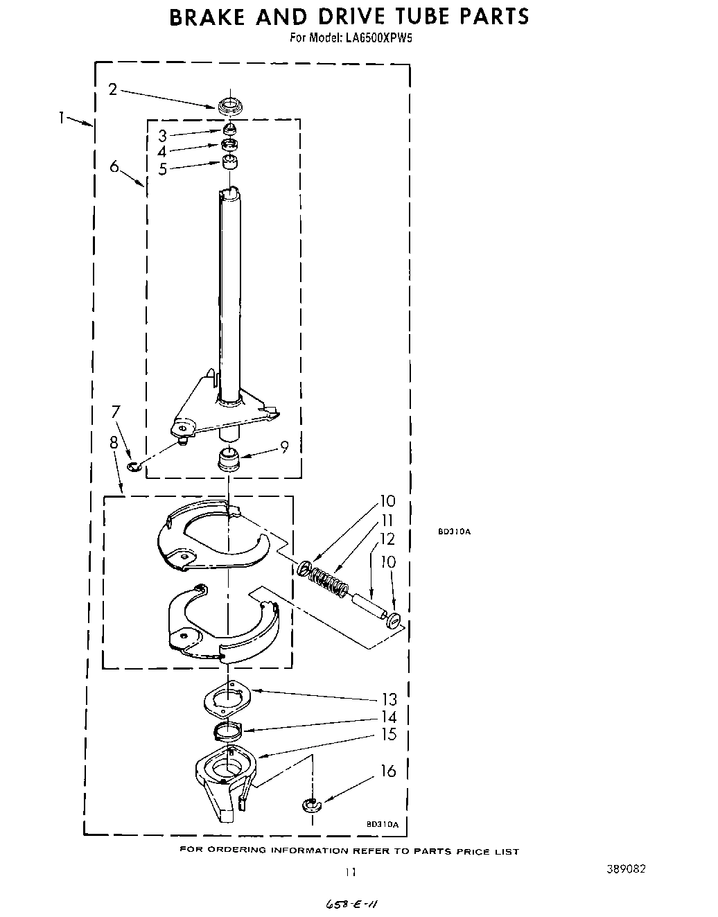 09 - BRAKE AND DRIVE TUBE