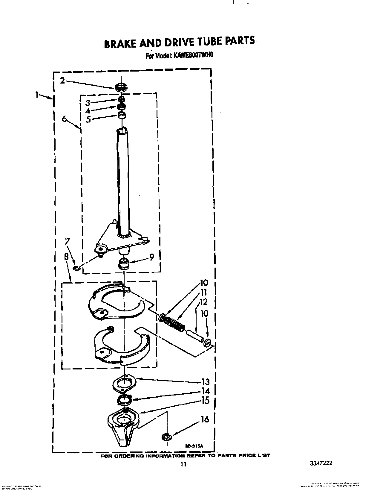 08 - BRAKE AND DRIVE TUBE