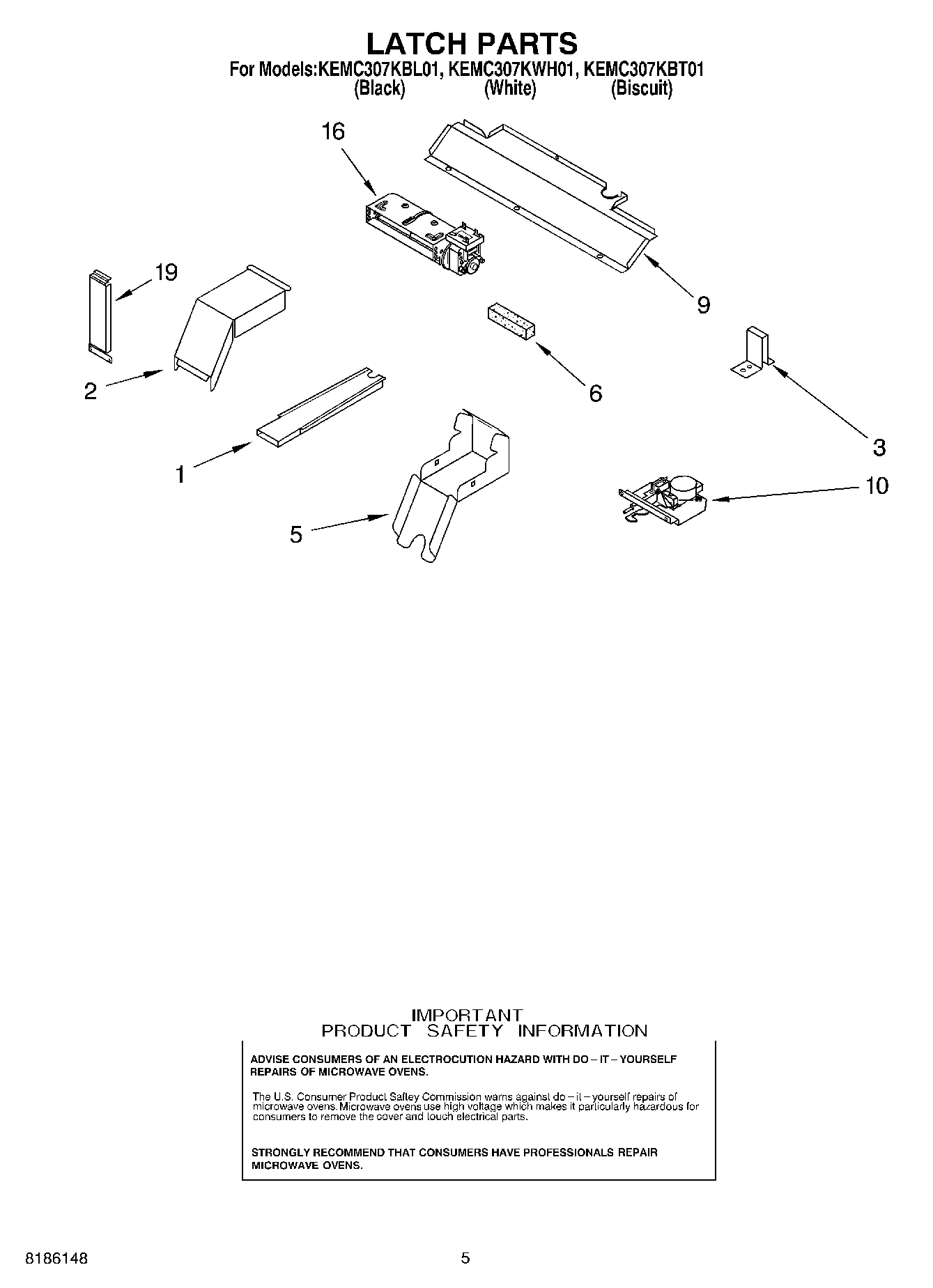 01 - LATCH PARTS