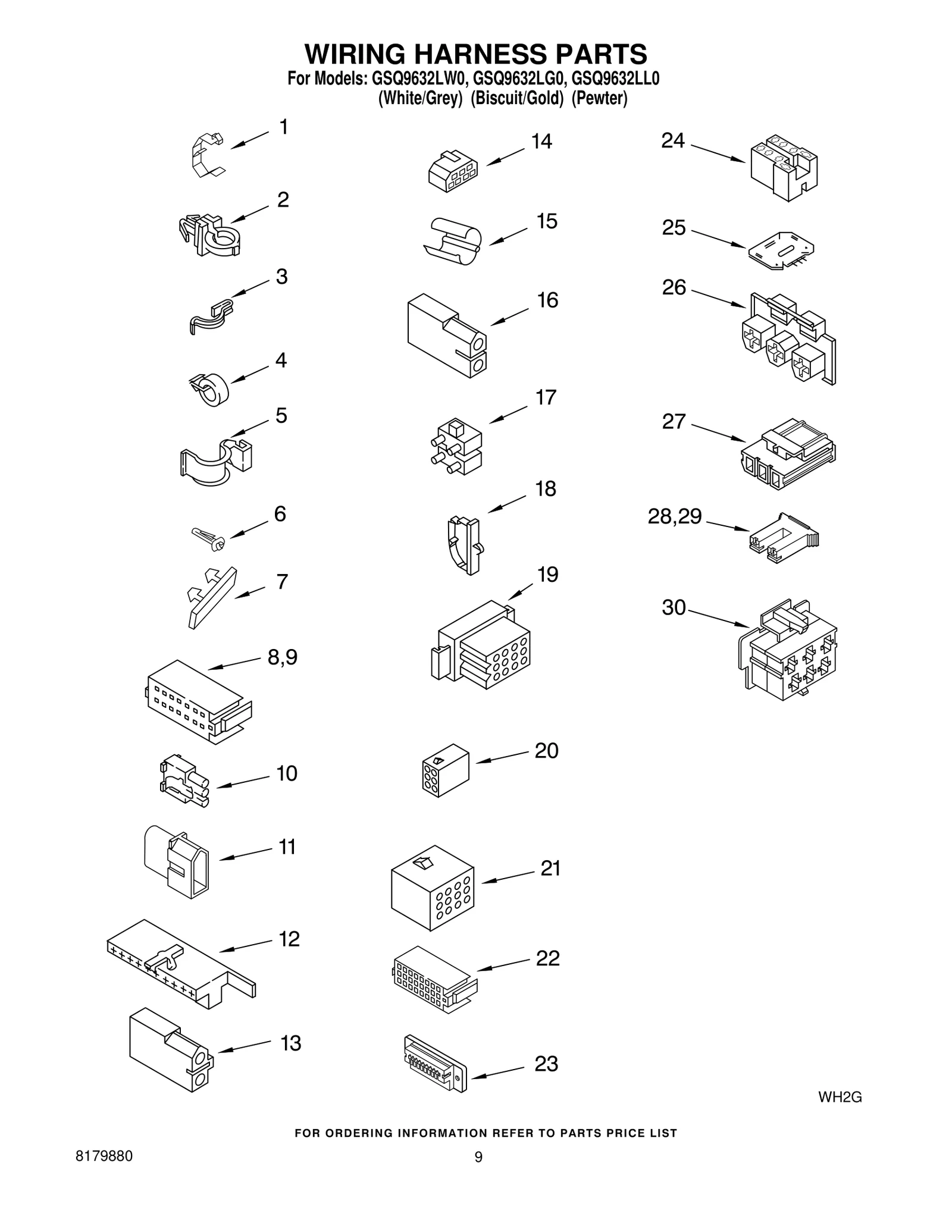 WIRING HARNESS PARTS