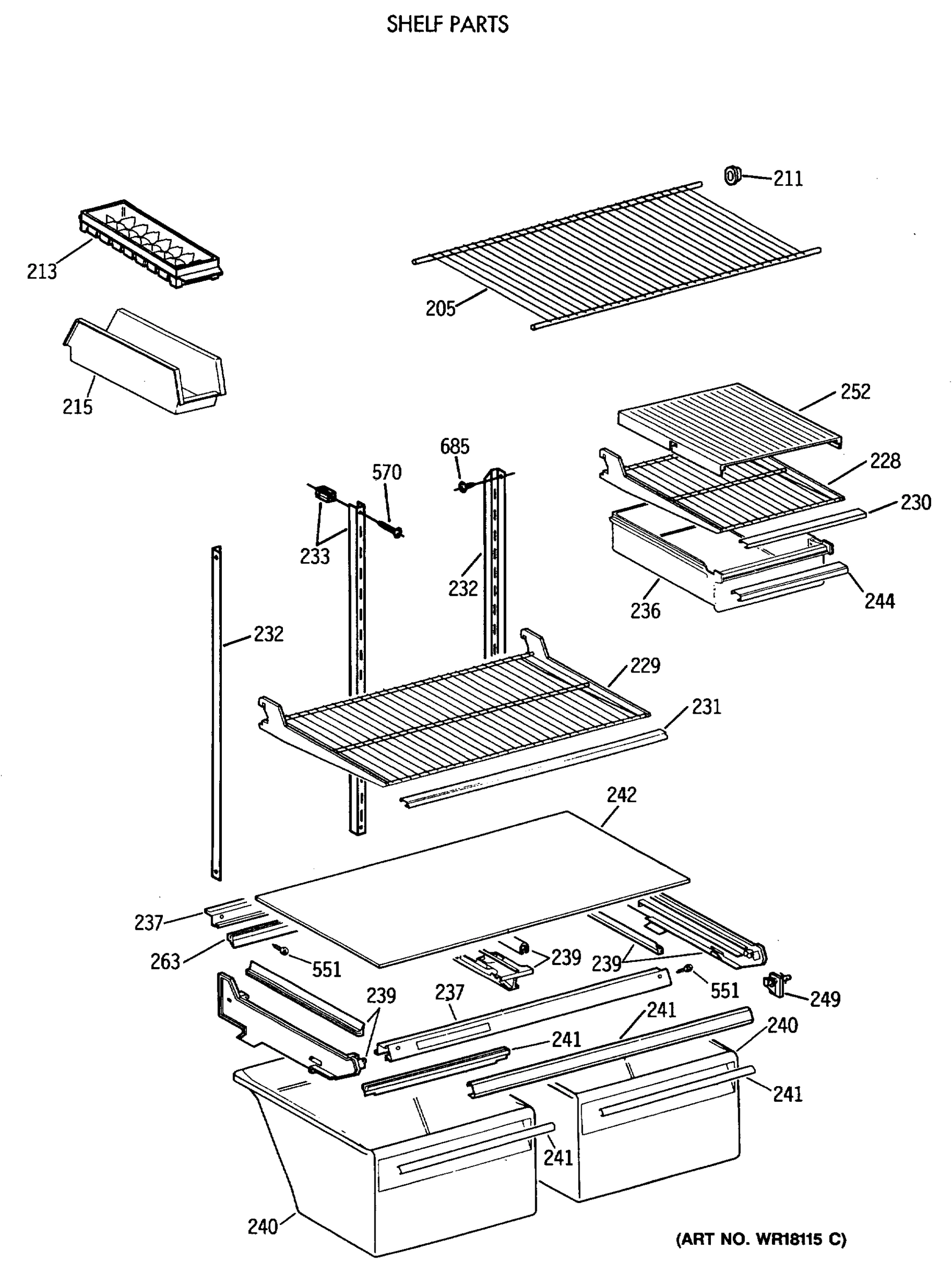 SHELF PARTS