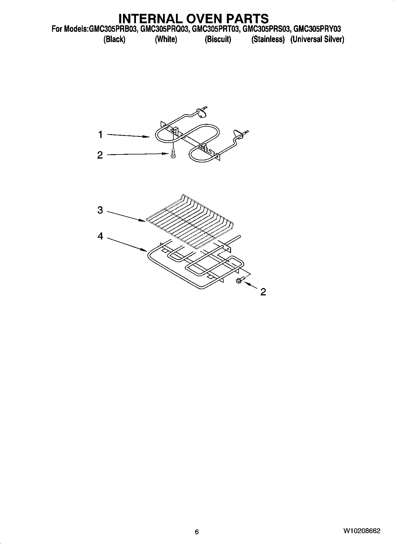 05 - INTERNAL OVEN PARTS