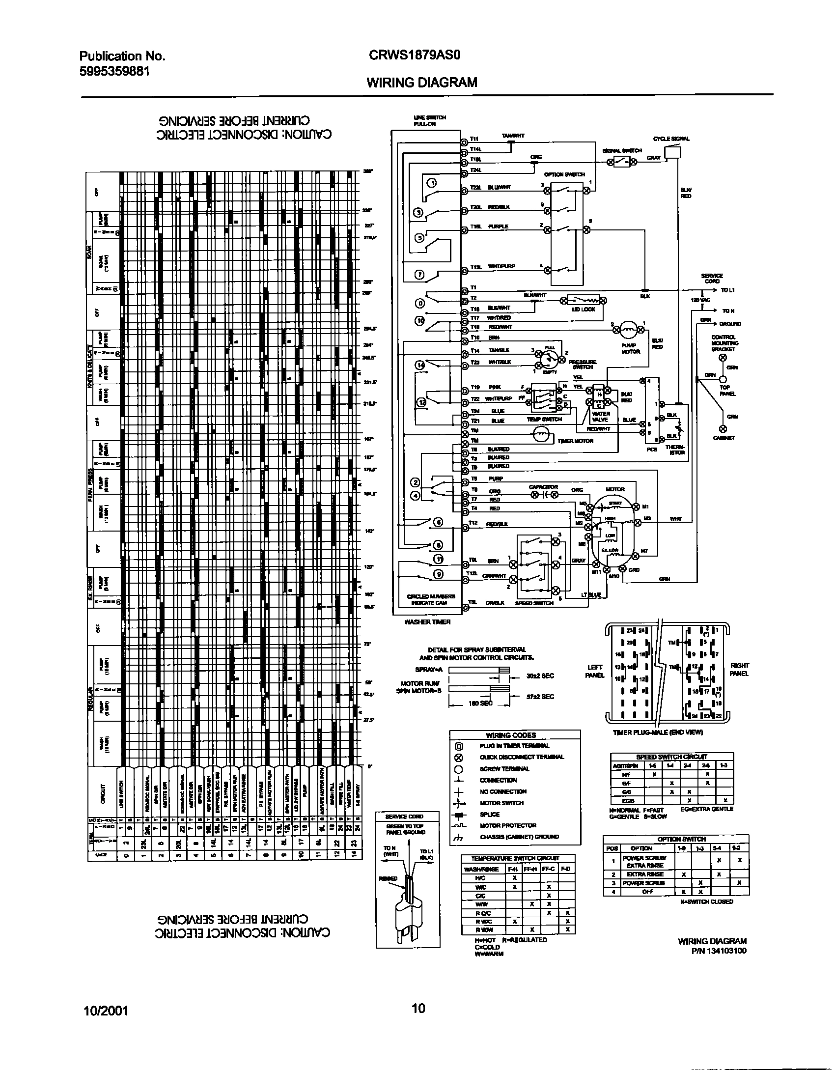 10 - 134103100 WIRING DIAGRAM