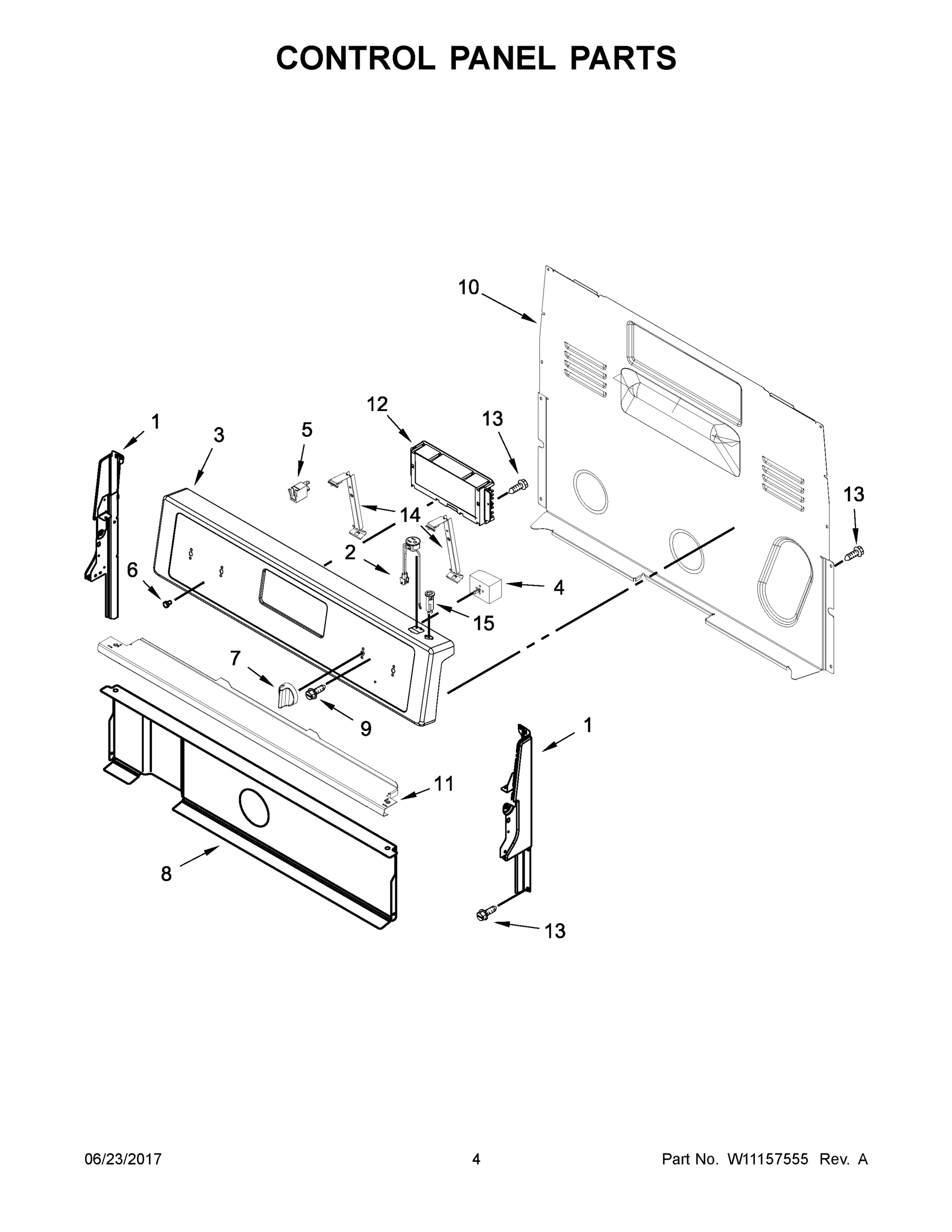 03 - CONTROL PANEL PARTS