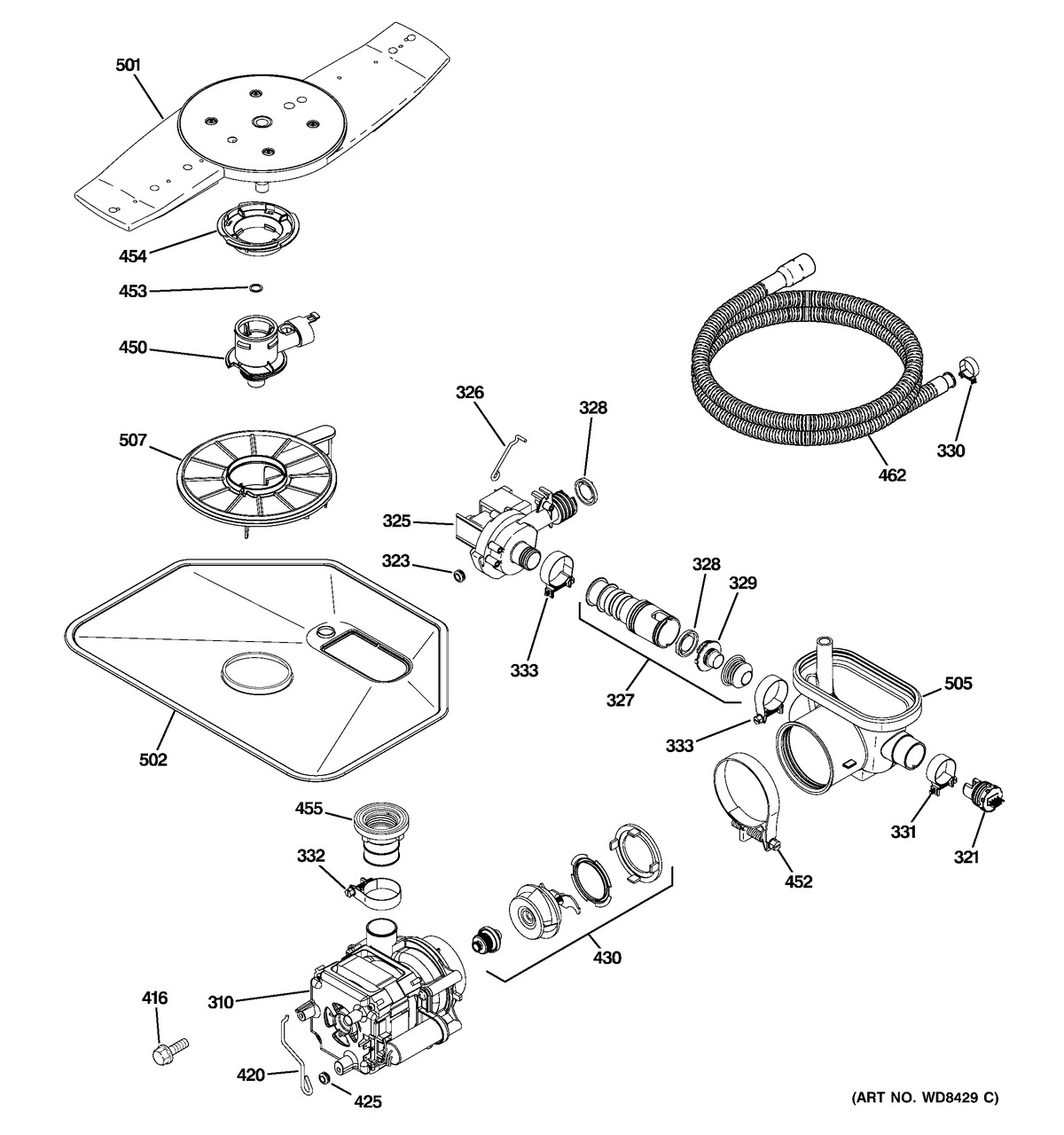 MOTOR-PUMP MECHANISM