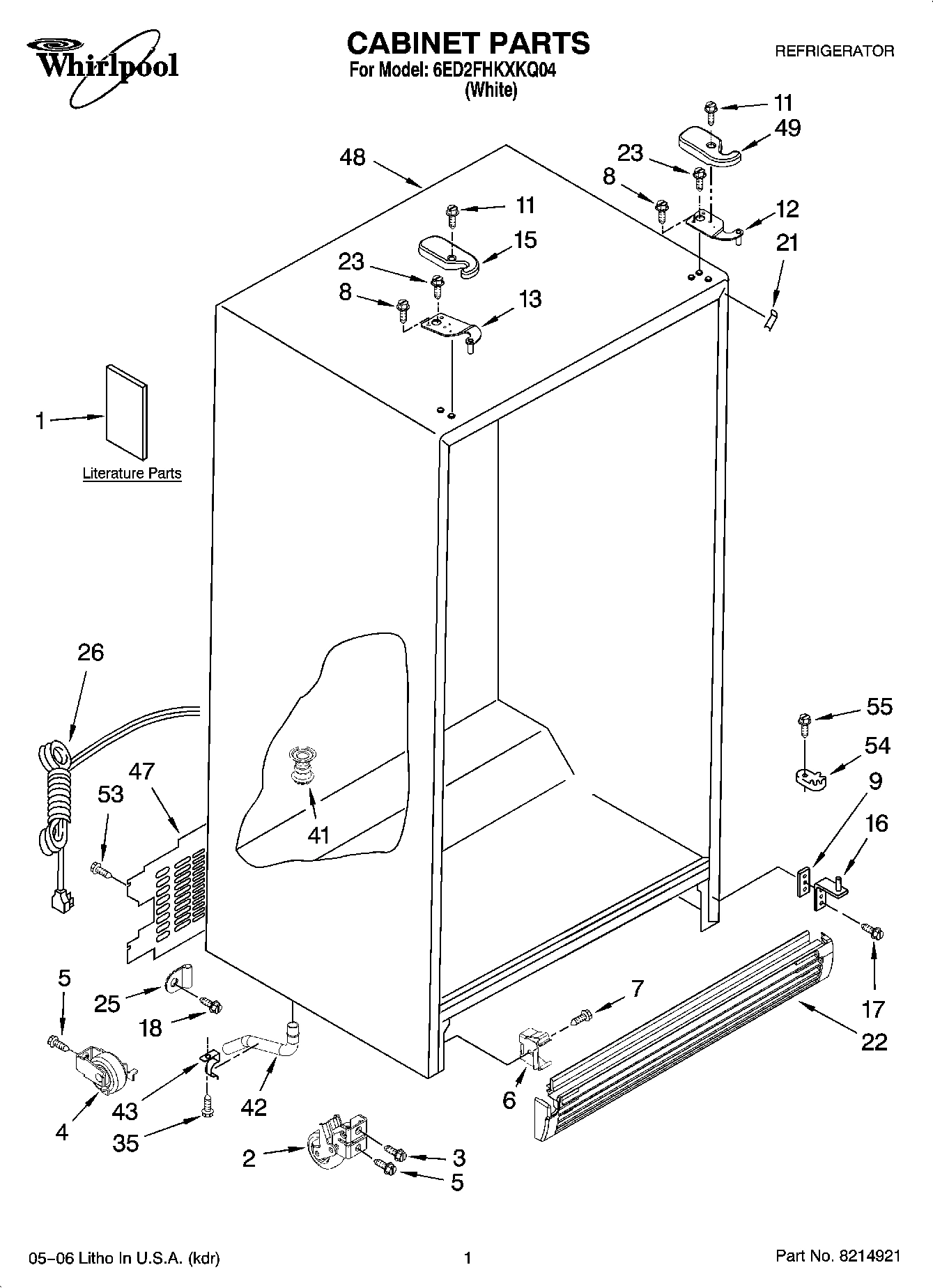 01 - CABINET PARTS