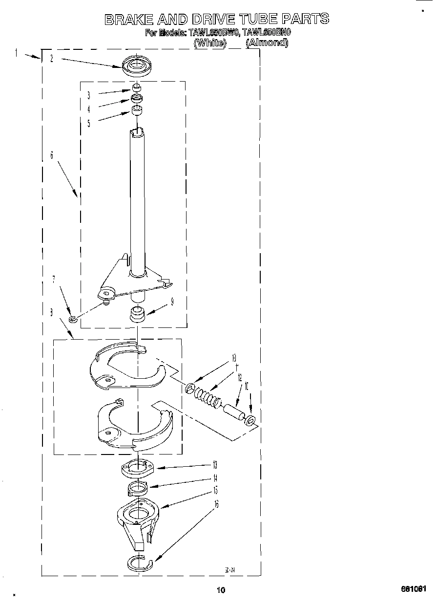 08 - BRAKE AND DRIVE TUBE