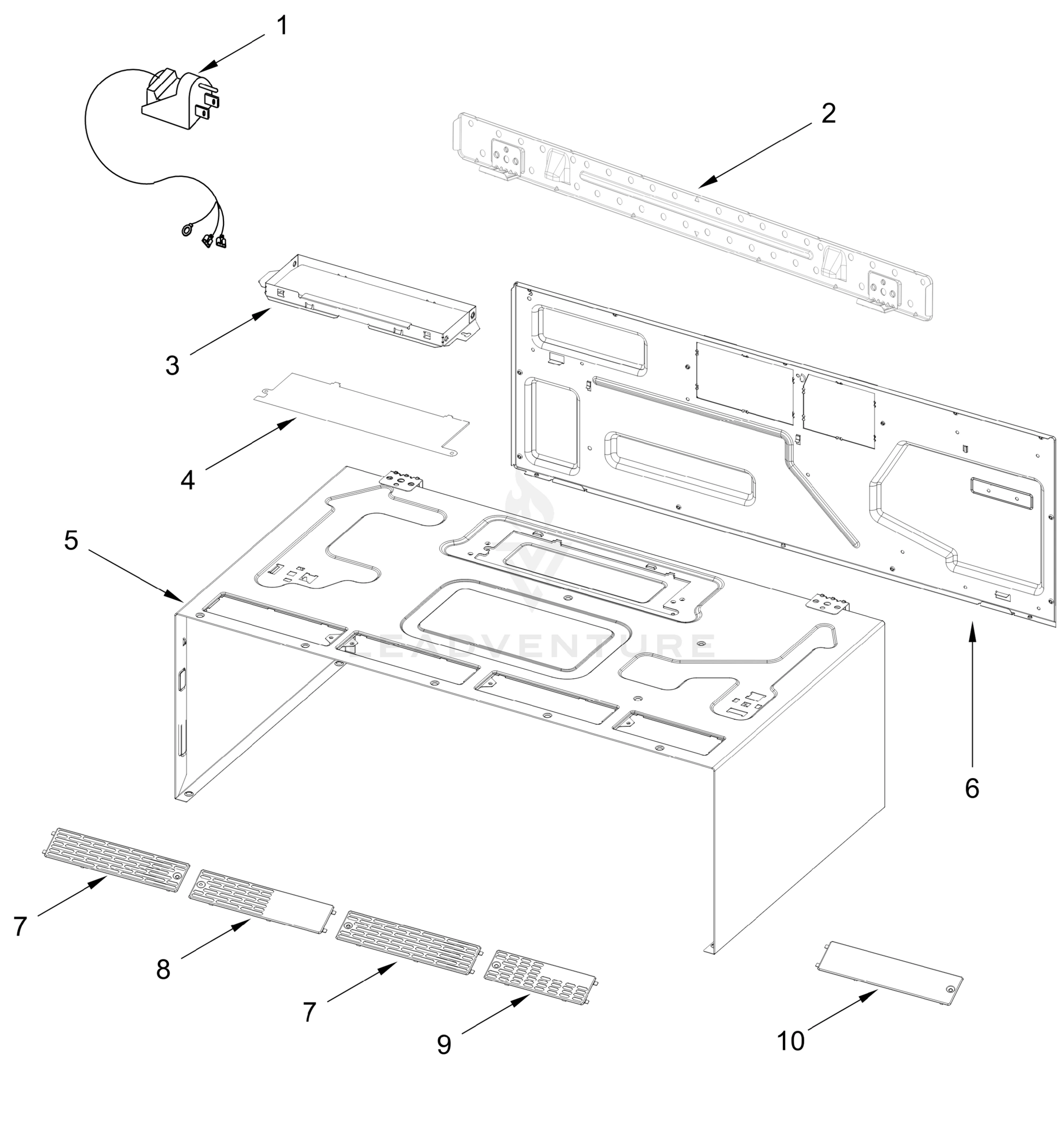 CABINET AND INSTALLATION PARTS