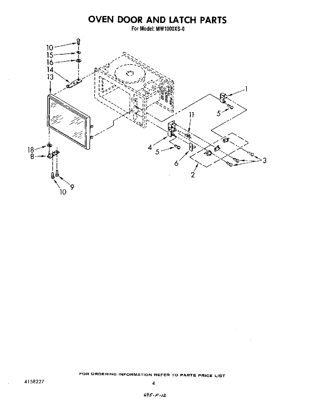 04 - OVEN DOOR AND LATCH