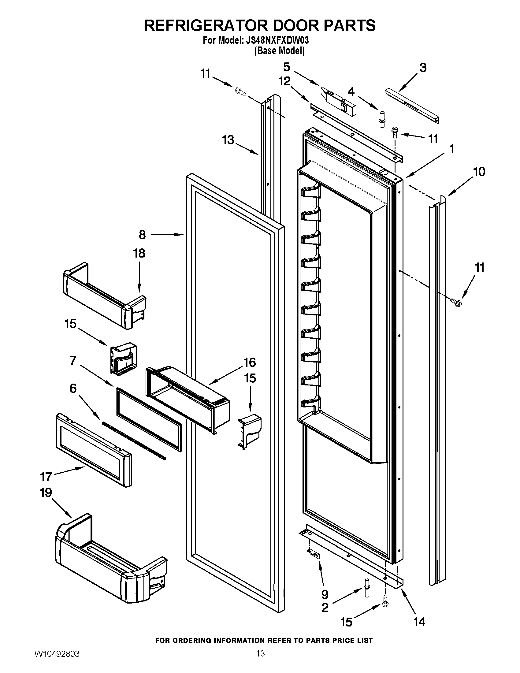 09 - REFRIGERATOR DOOR PARTS