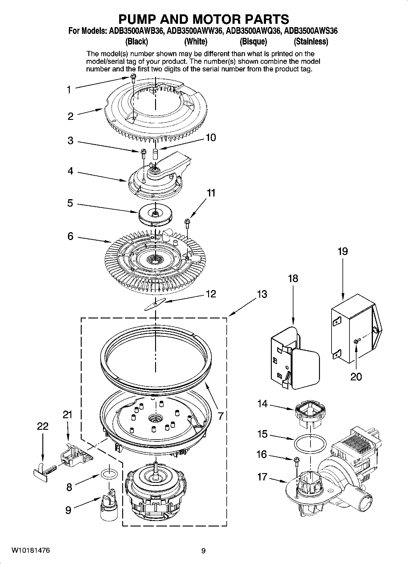 08 - PUMP AND MOTOR PARTS