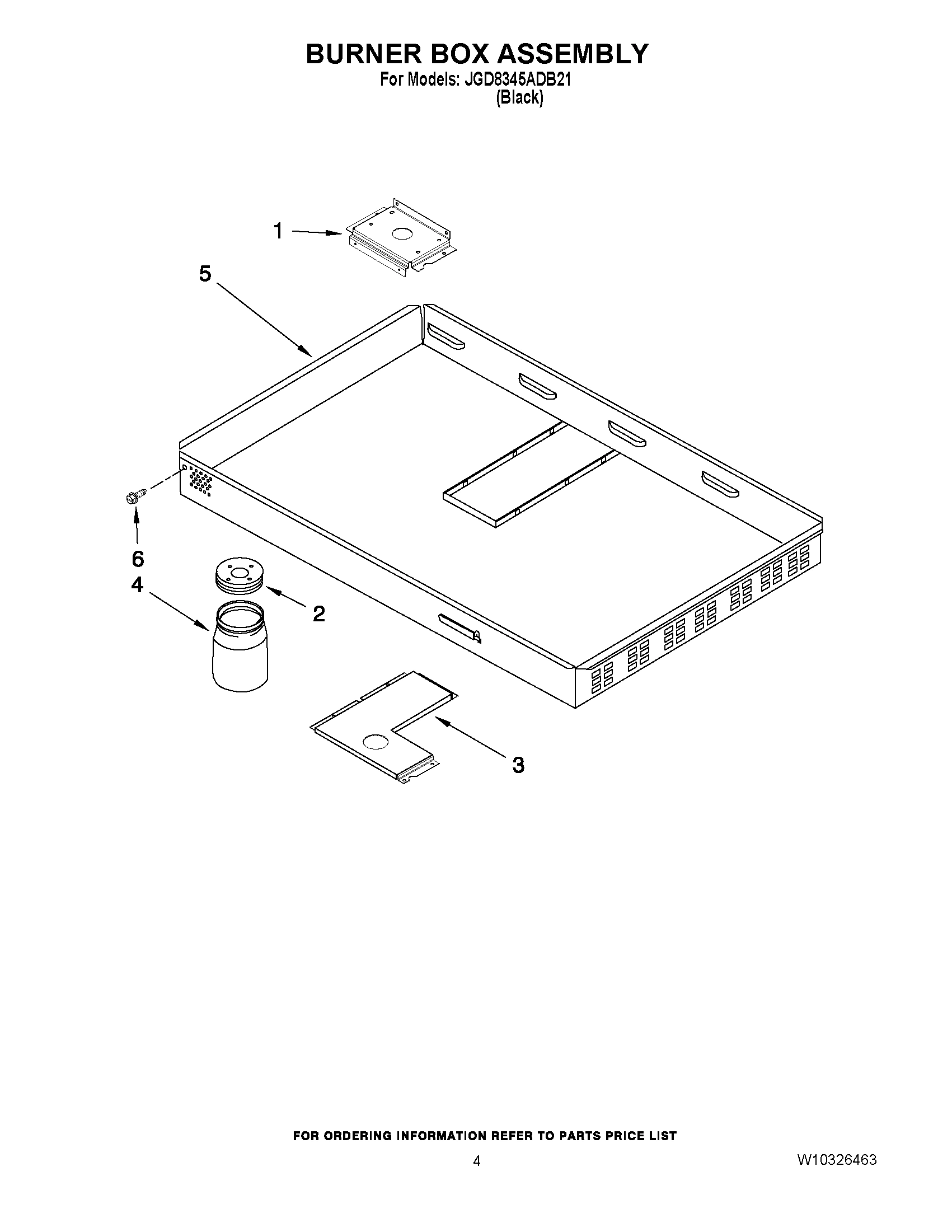 03 - BURNER BOX ASSEMBLY