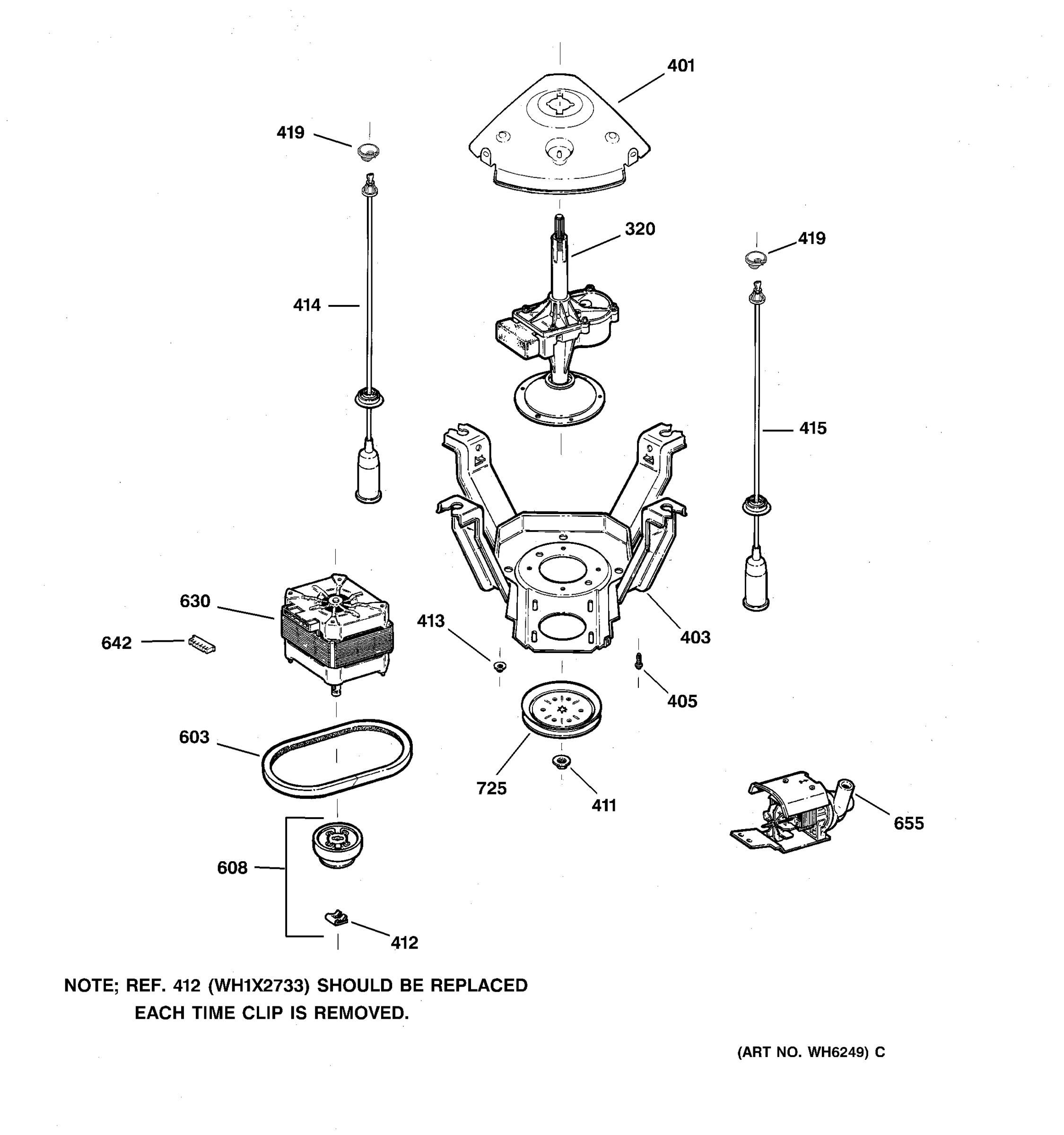 SUSPENSION, PUMP & DRIVE COMPONENTS