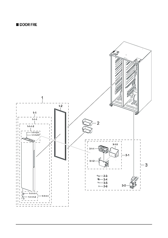 Freezer Door Parts
