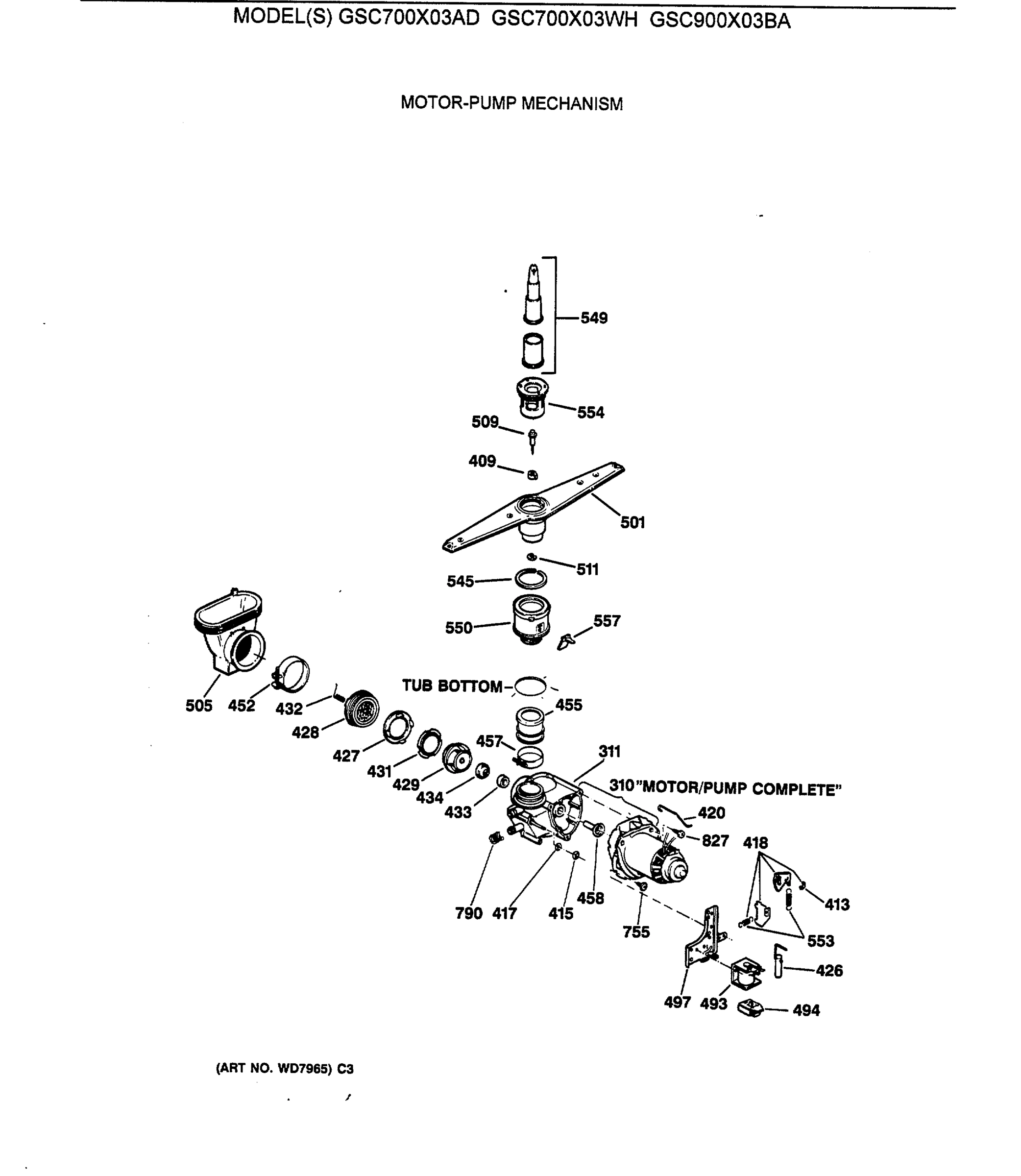 MOTOR-PUMP MECHANISM