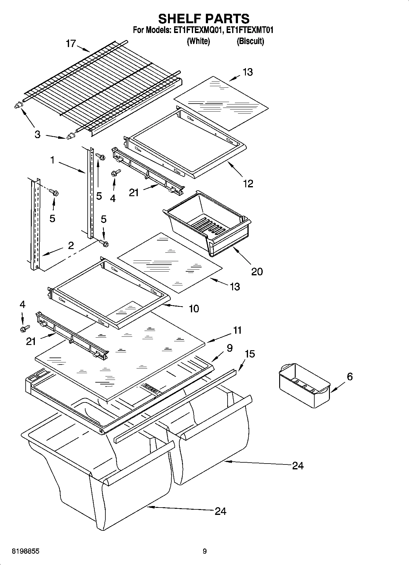 05 - SHELF PARTS, OPTIONAL PARTS