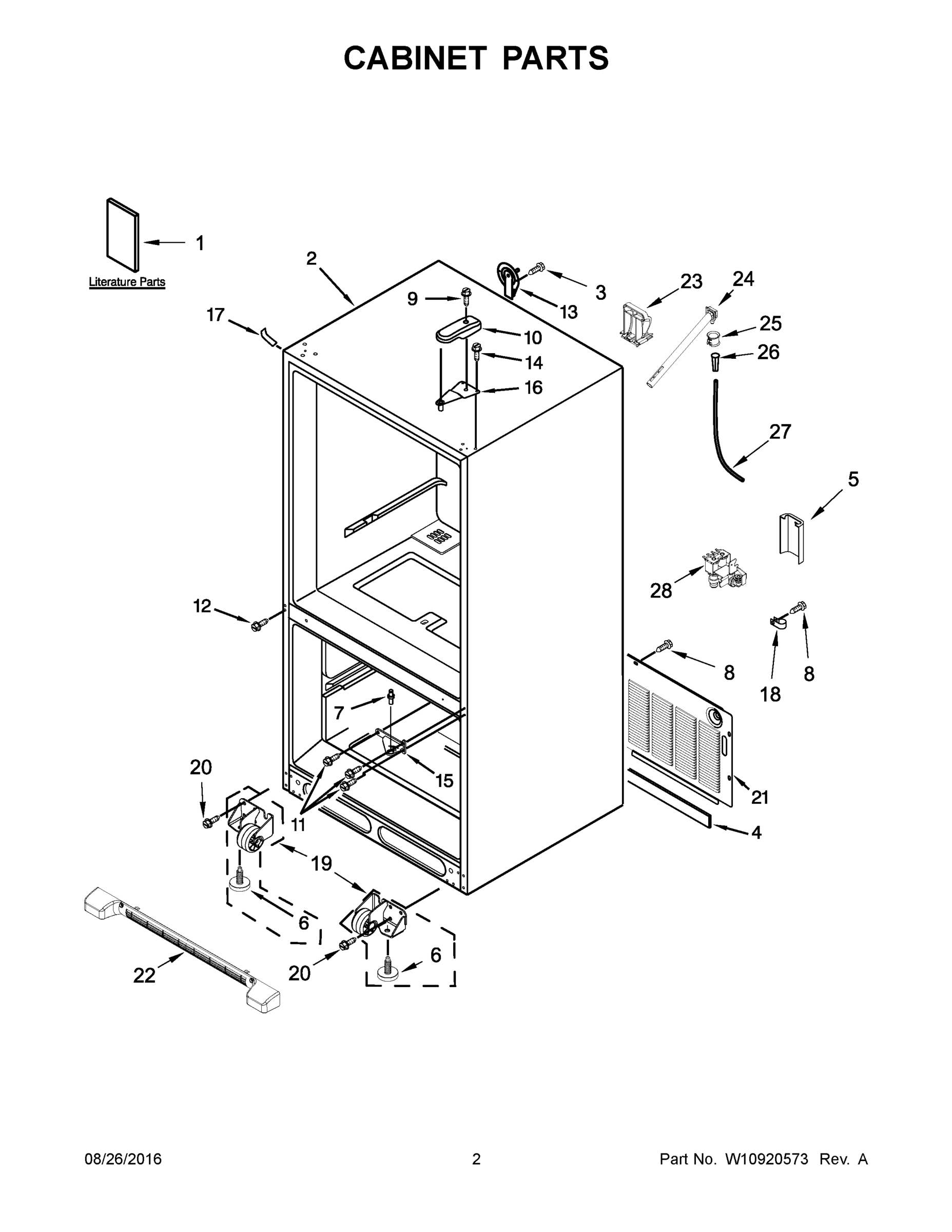 02 - CABINET PARTS