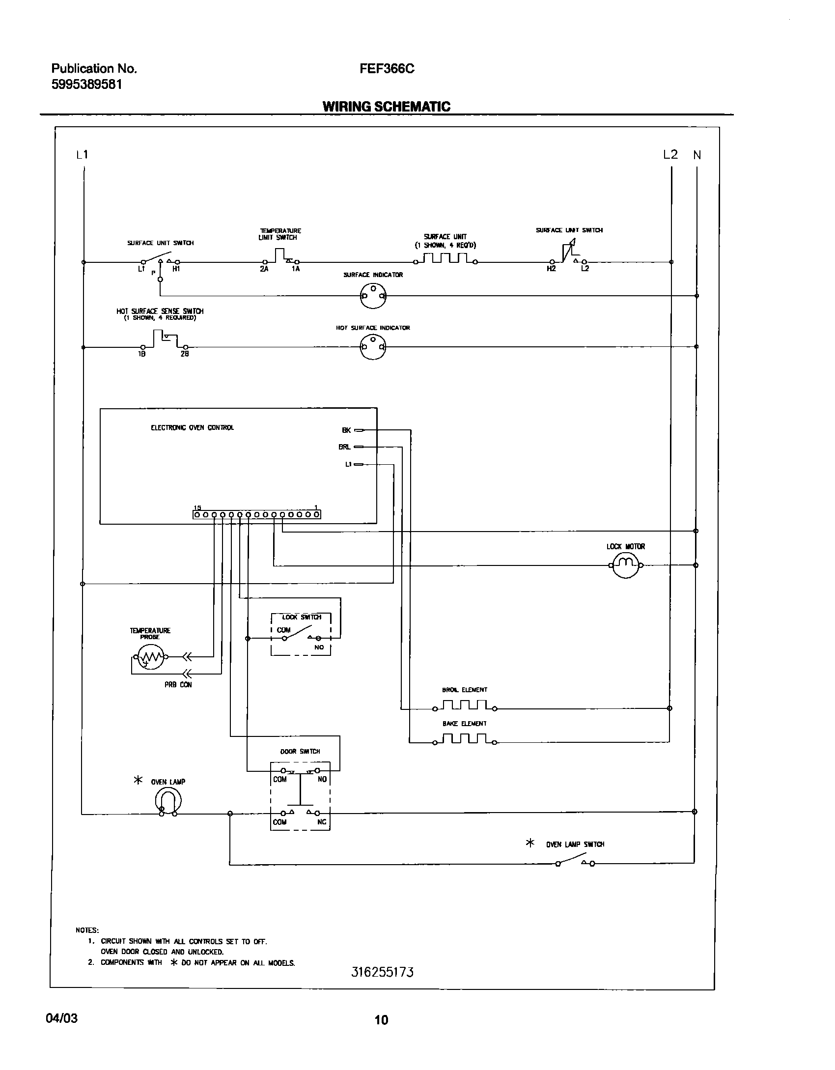 10 - WIRING SCHEMATIC