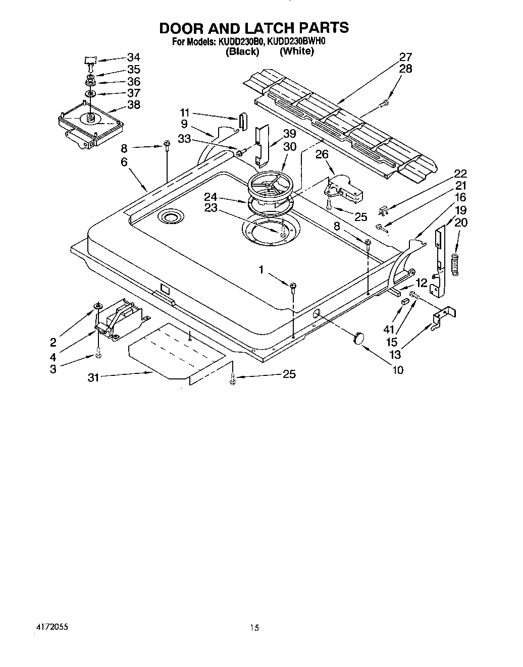 12 - DOOR AND LATCH