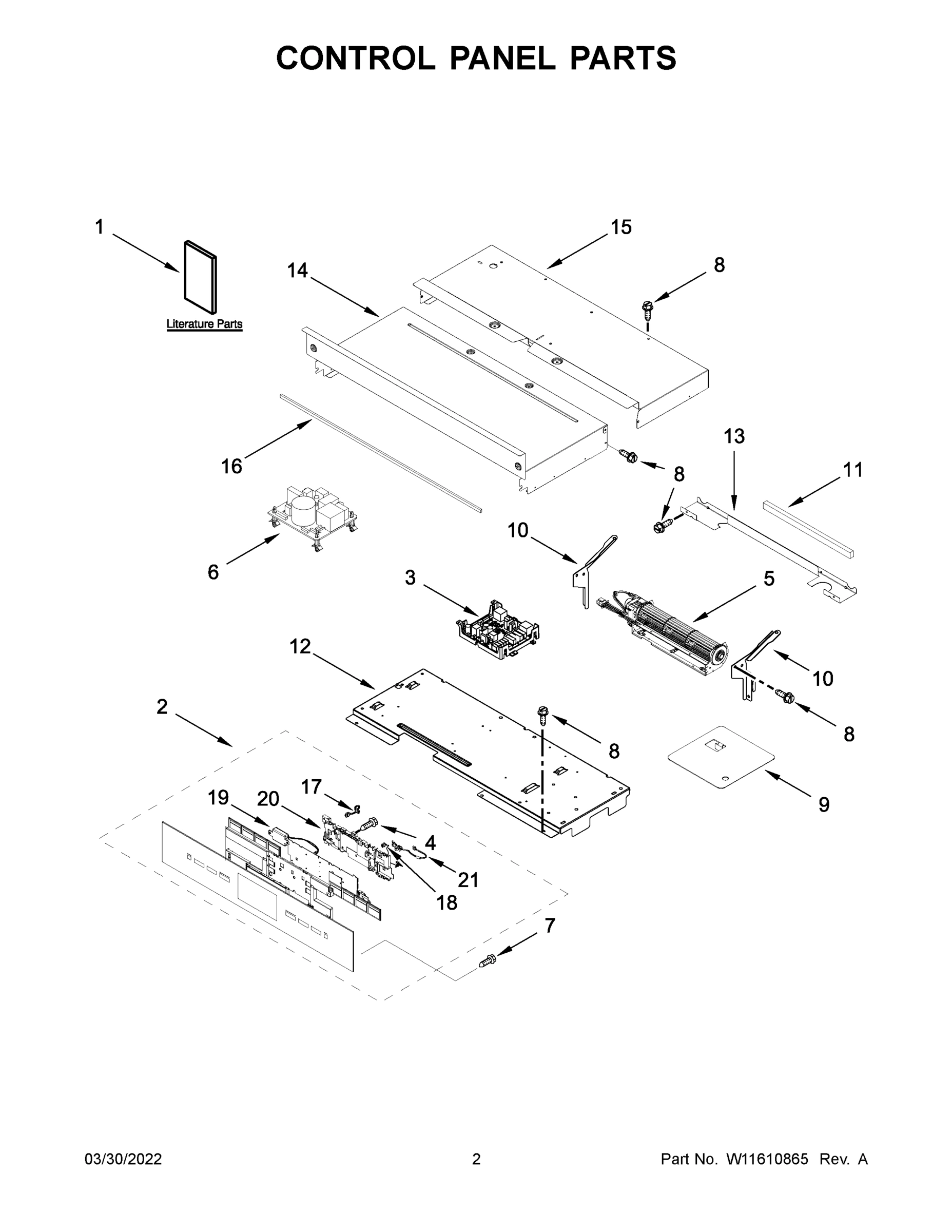 02 - CONTROL PANEL PARTS