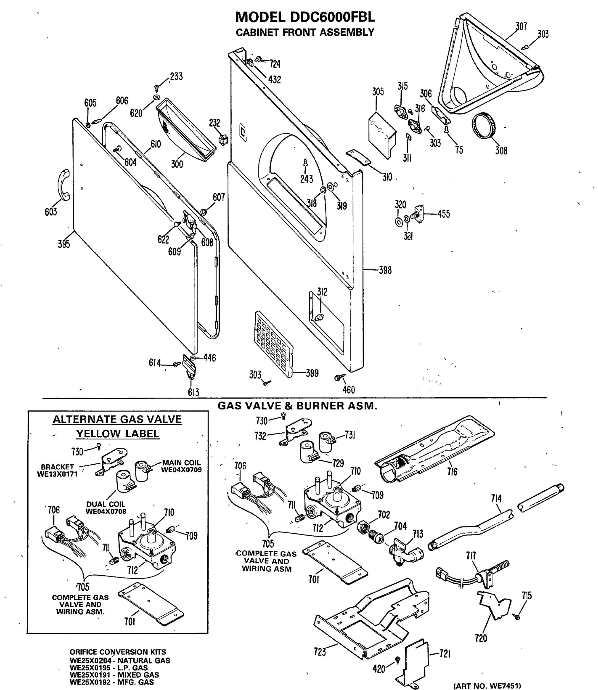 CABINET FRONT ASSEMBLY