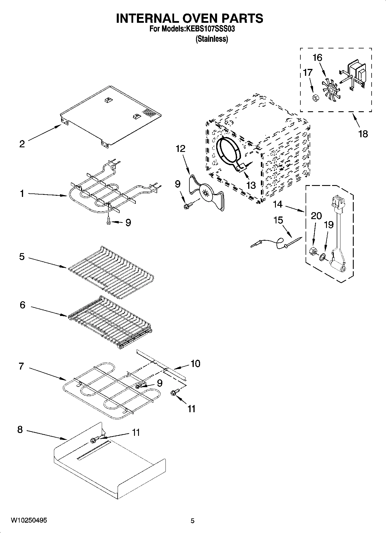 04 - INTERNAL OVEN PARTS