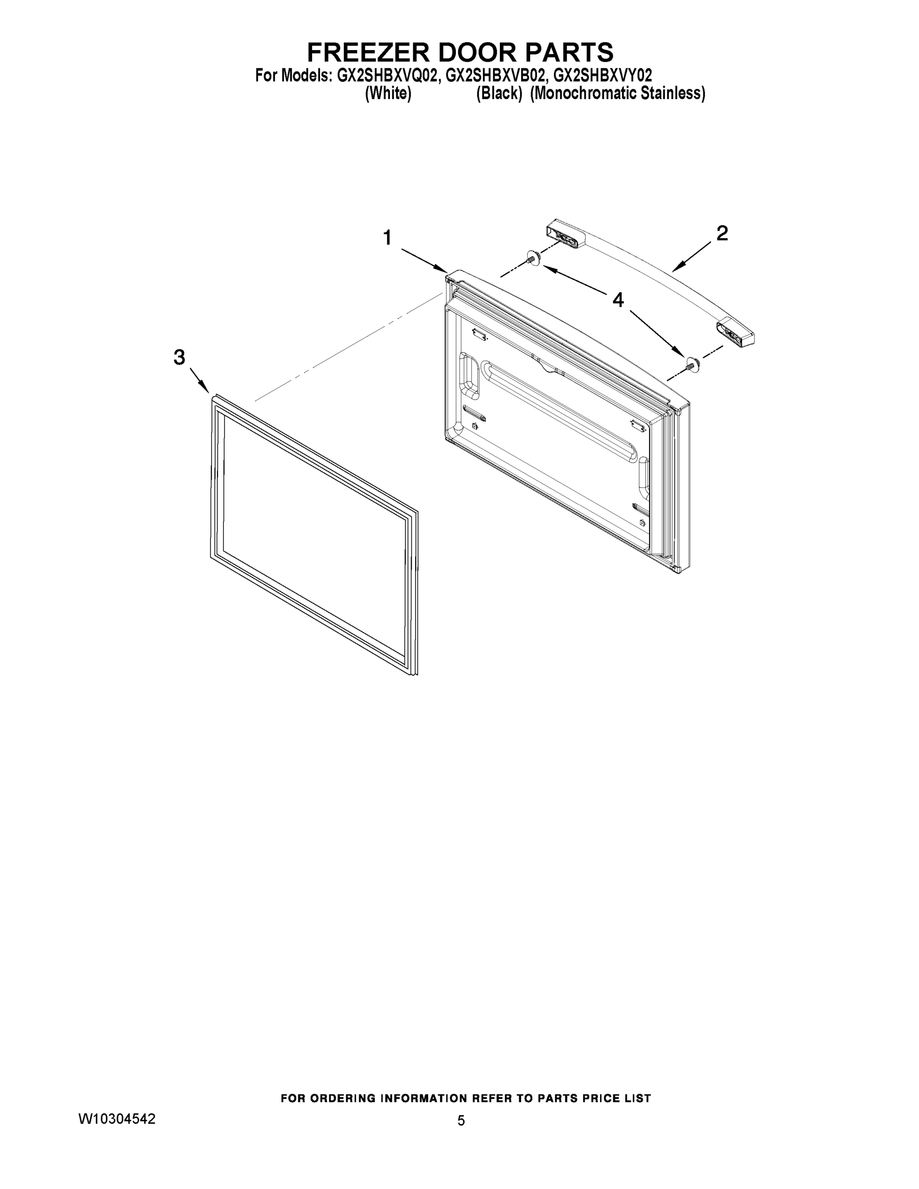 03 - FREEZER DOOR PARTS