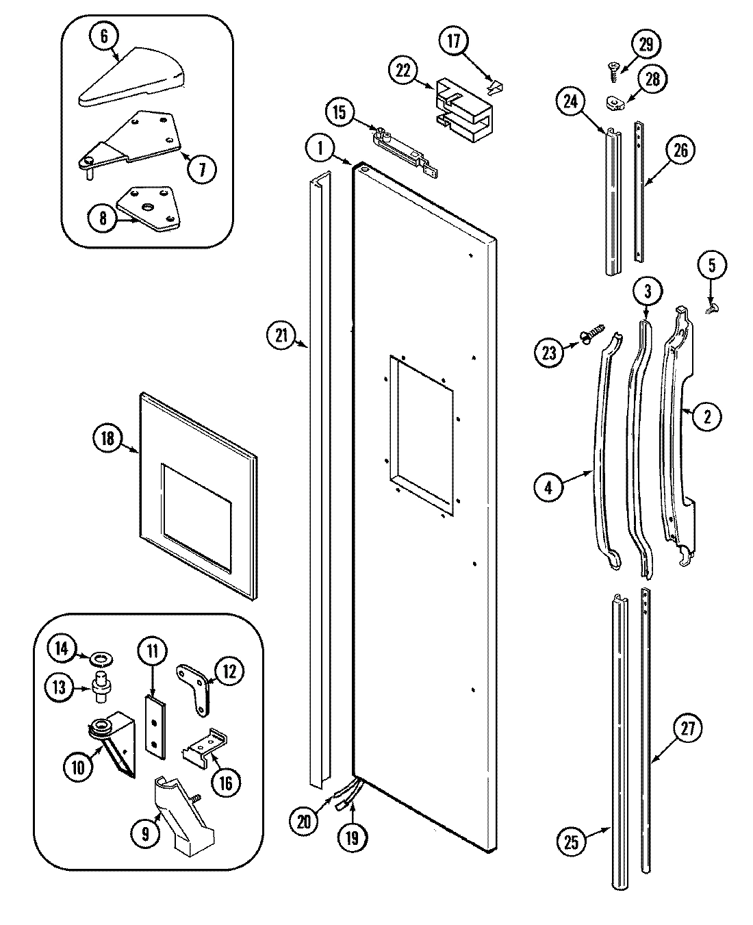 03 - FREEZER OUTER DOOR