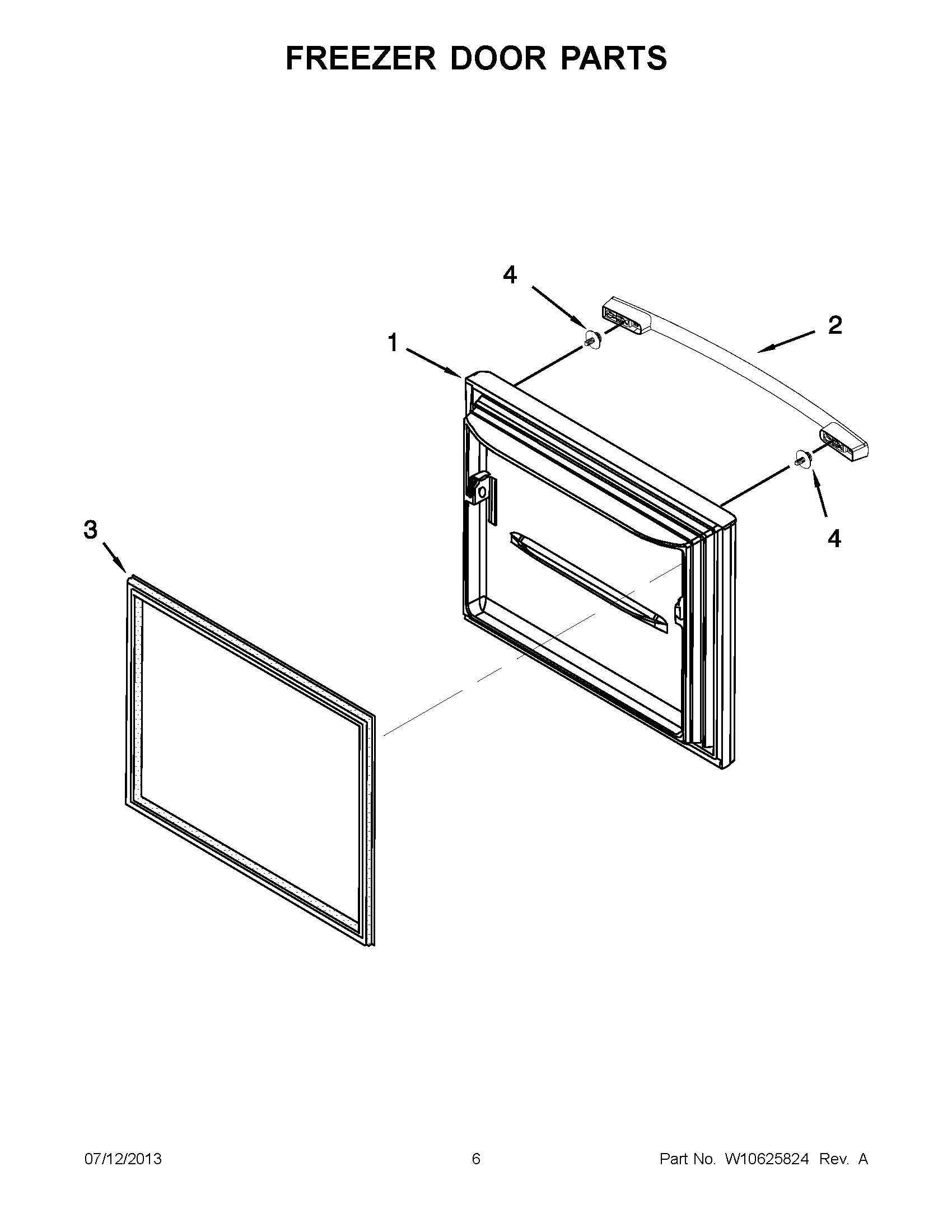 03 - FREEZER DOOR PARTS