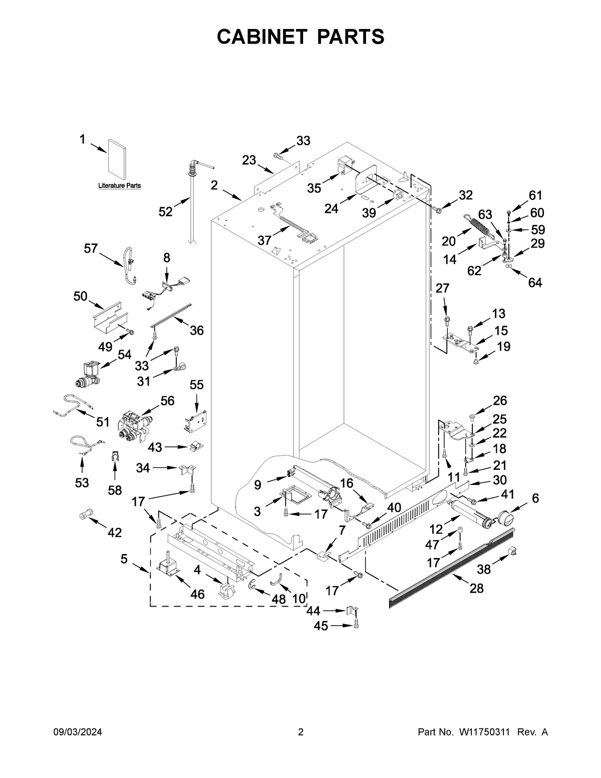 02 - CABINET PARTS