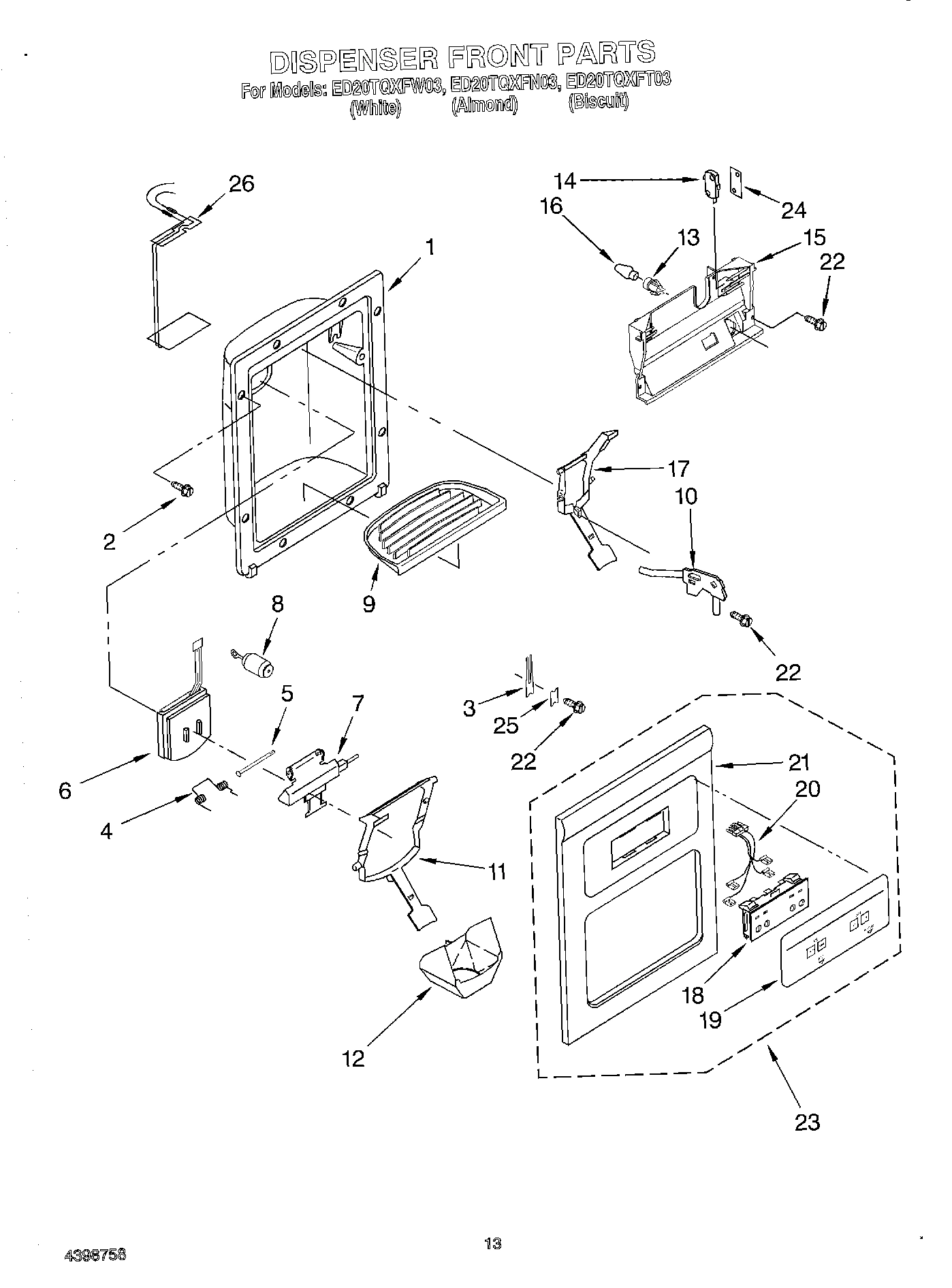 08 - DISPENSER FRONT