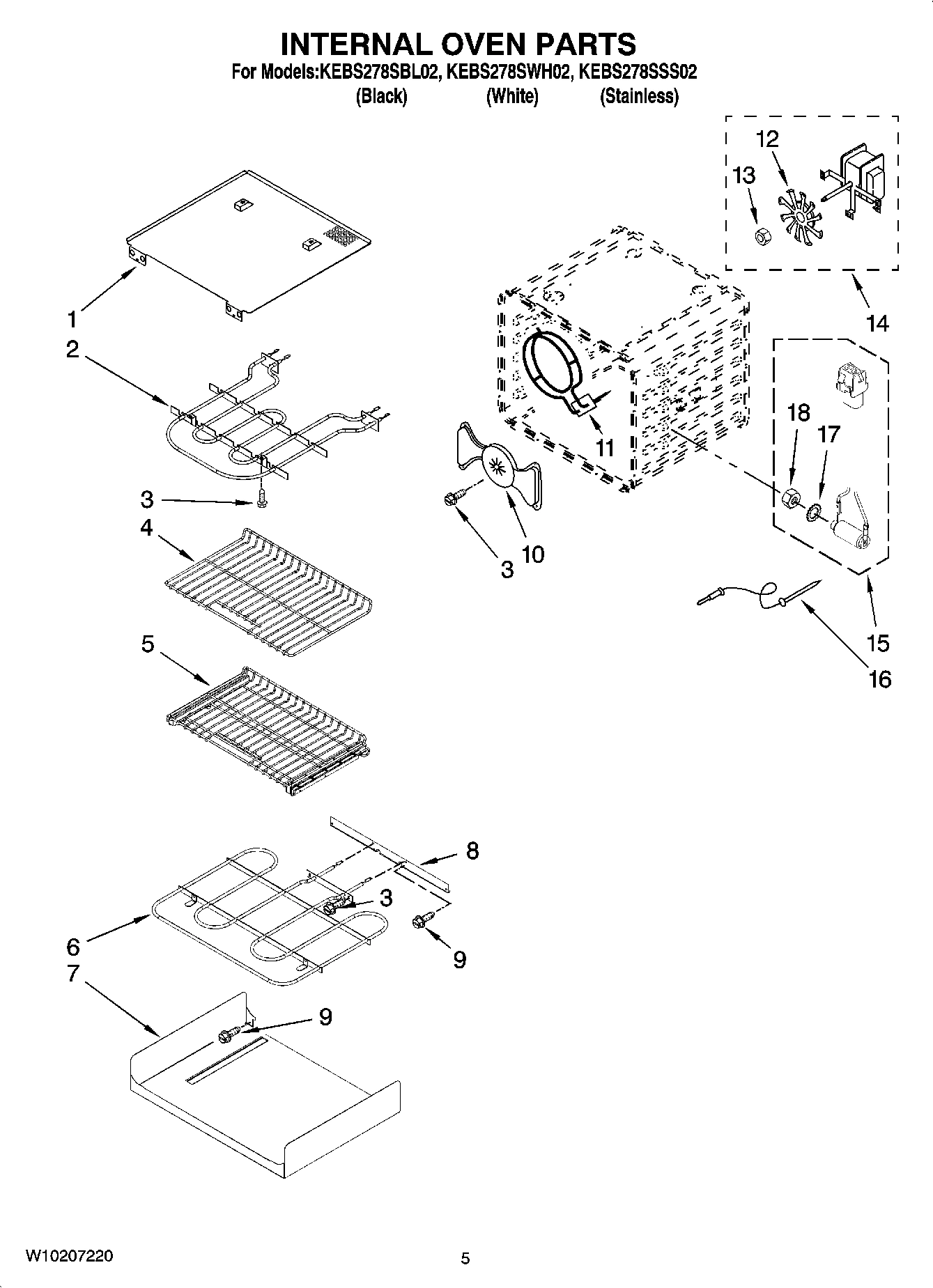 04 - INTERNAL OVEN PARTS