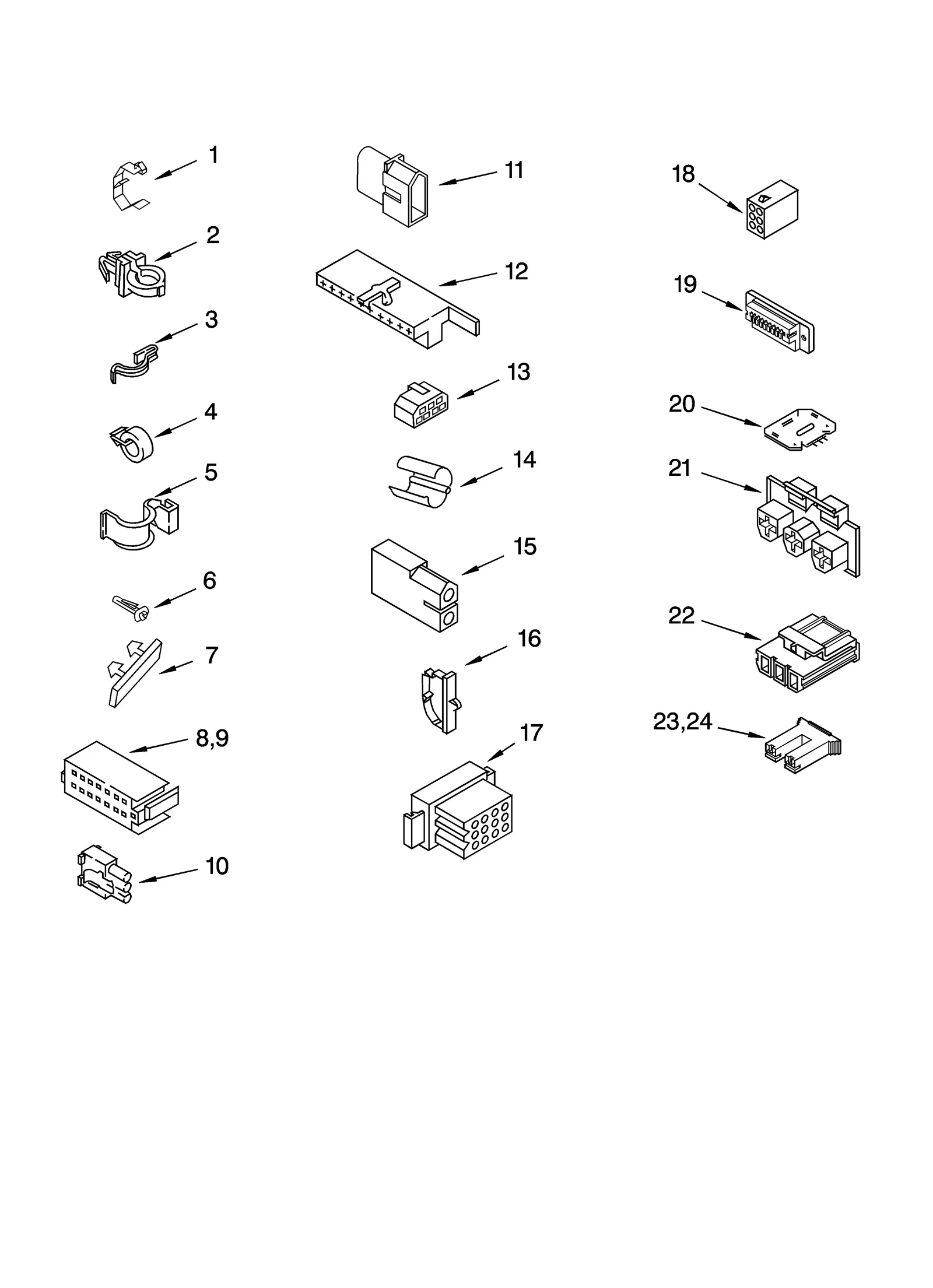 WIRING HARNESS PARTS