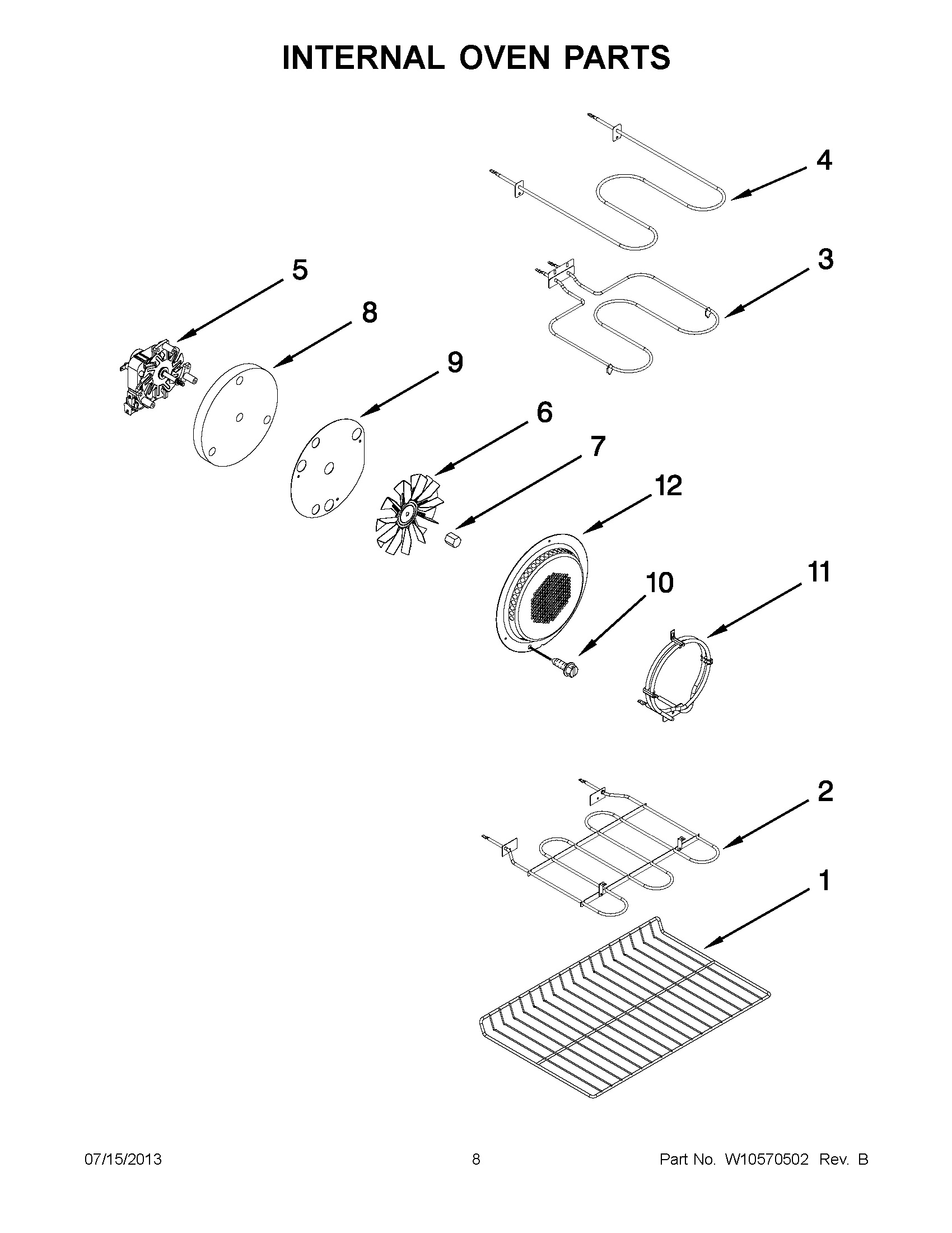 04 - INTERNAL OVEN PARTS