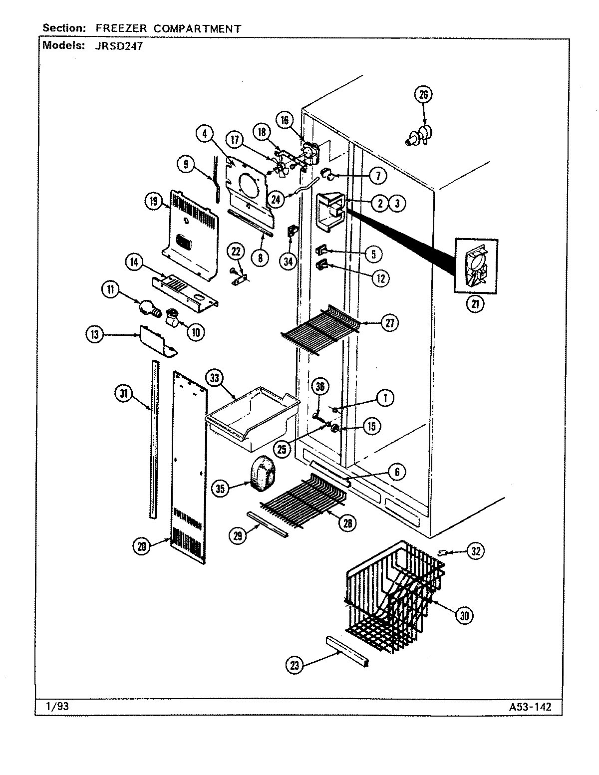 01 - FREEZER COMPARTMENT